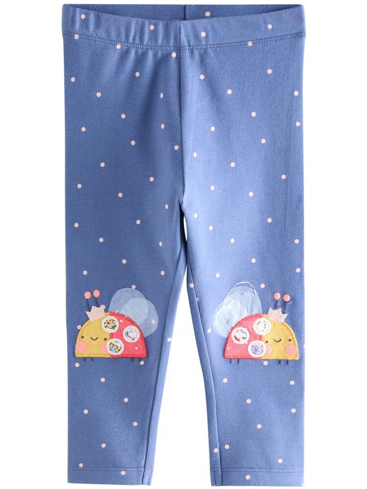 Next Leggings Mädchen Größe 122 blau / gelb / pastellpink / rot