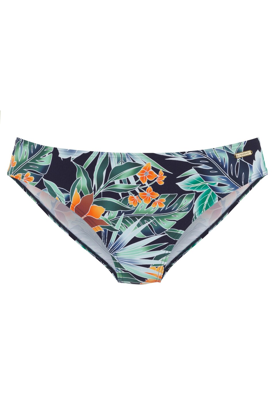 Bikiniunderdel marinblå / ljusblå / grön