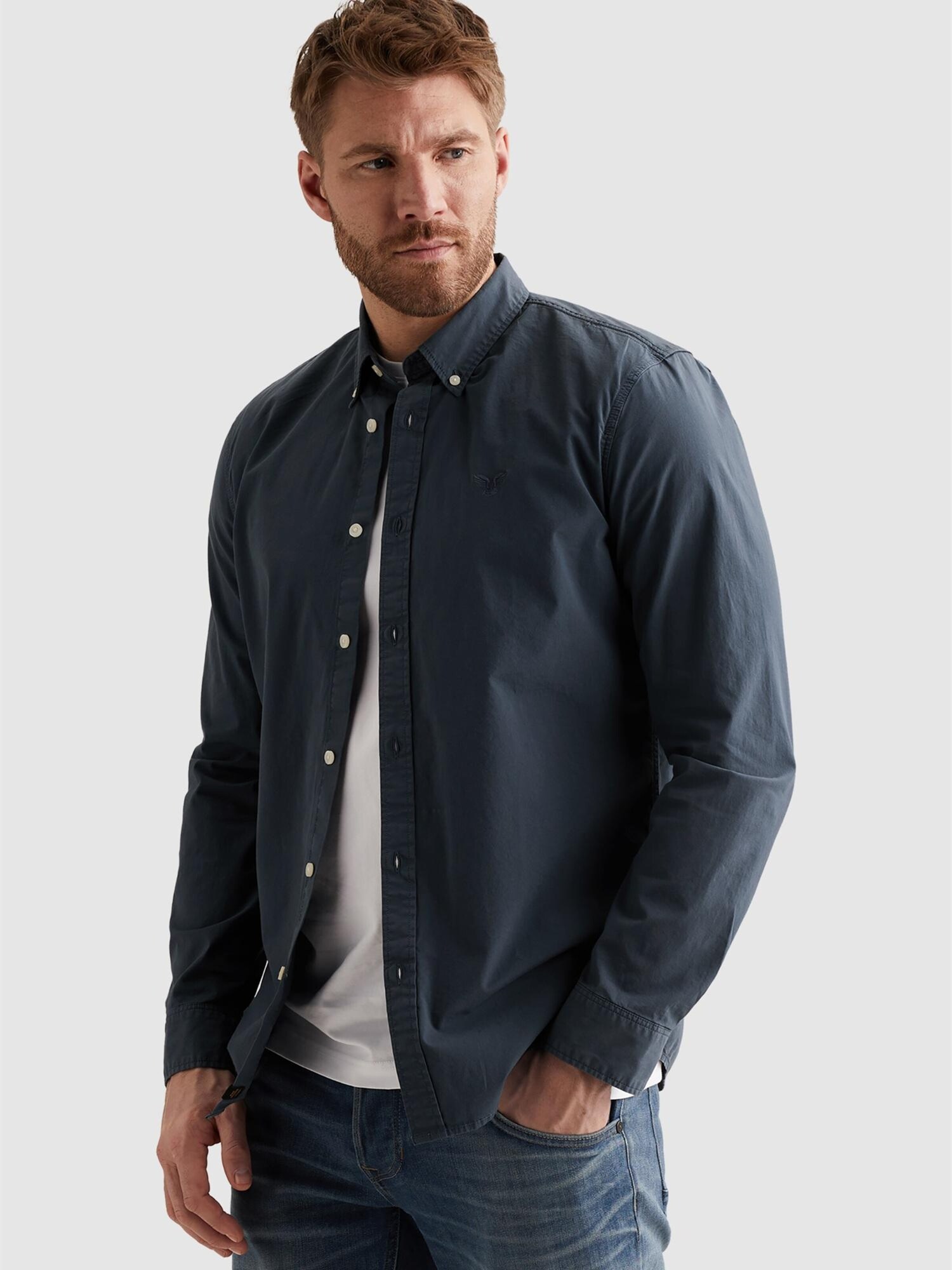 Skjorta 'American Classic shirt in poplin with stretch'
