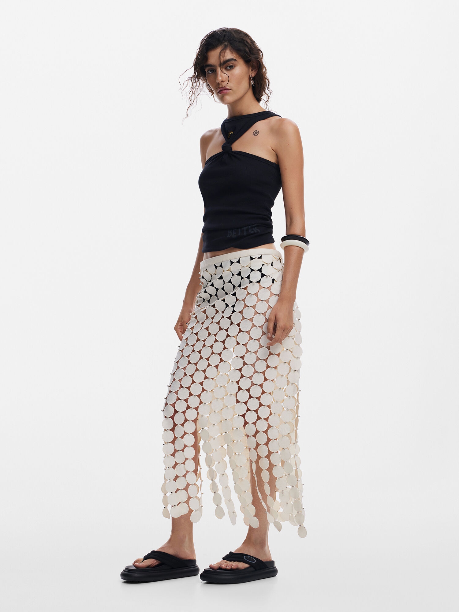 Desigual Top arany / fekete termék 2. képe