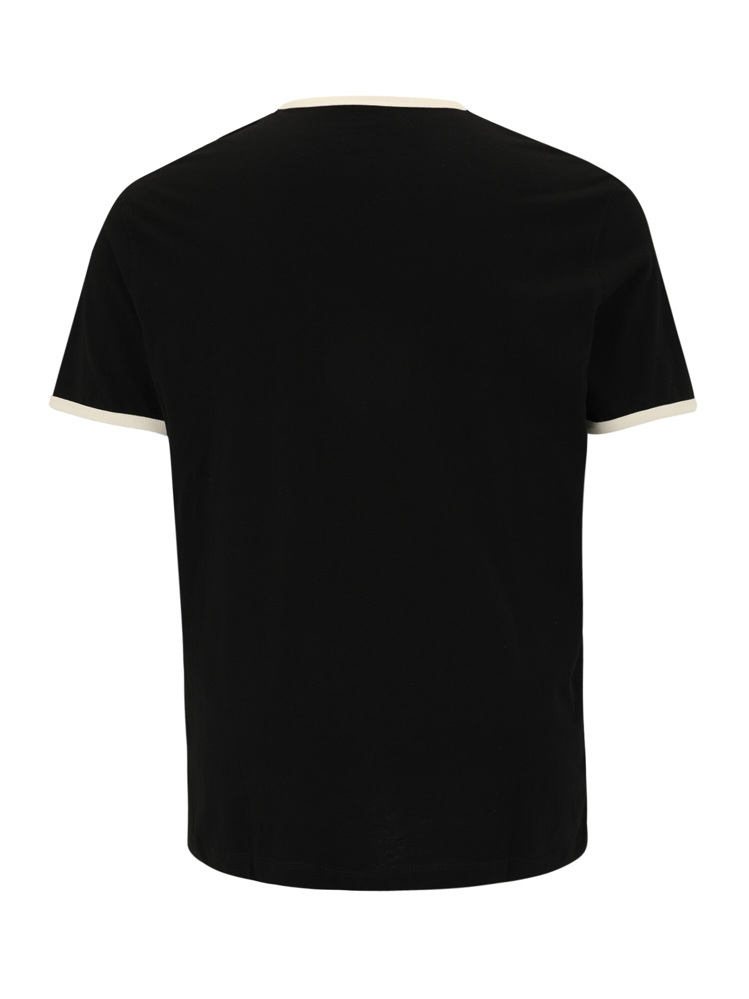 Jack & Jones Plus Póló 'JORNORREBRO'  fekete / fehér termék 2. képe