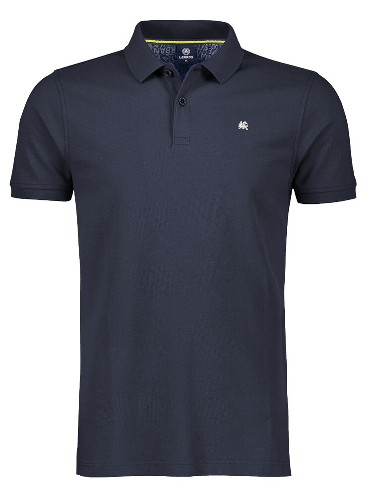 LERROS Poloshirt Herren Größe M nachtblau / weiß