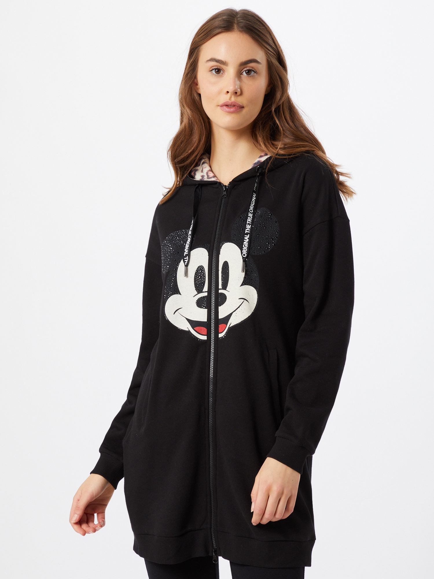 Frogbox Sweat jacket 'Mickey'  black / white / red