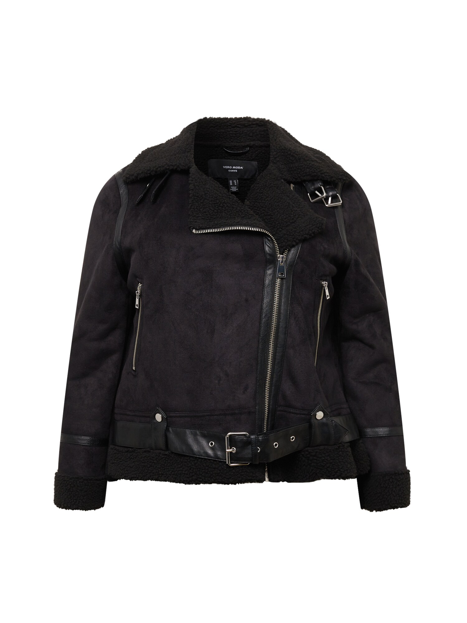 Vero Moda Curve Prijelazna jakna 'VEGA'  crna