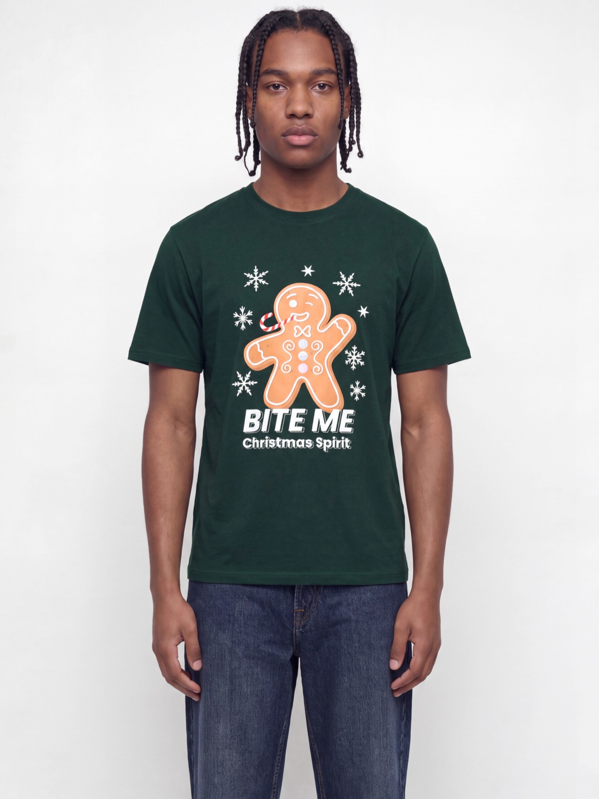 JACK & JONES T-shirt 'JJXMAS FUN' herr