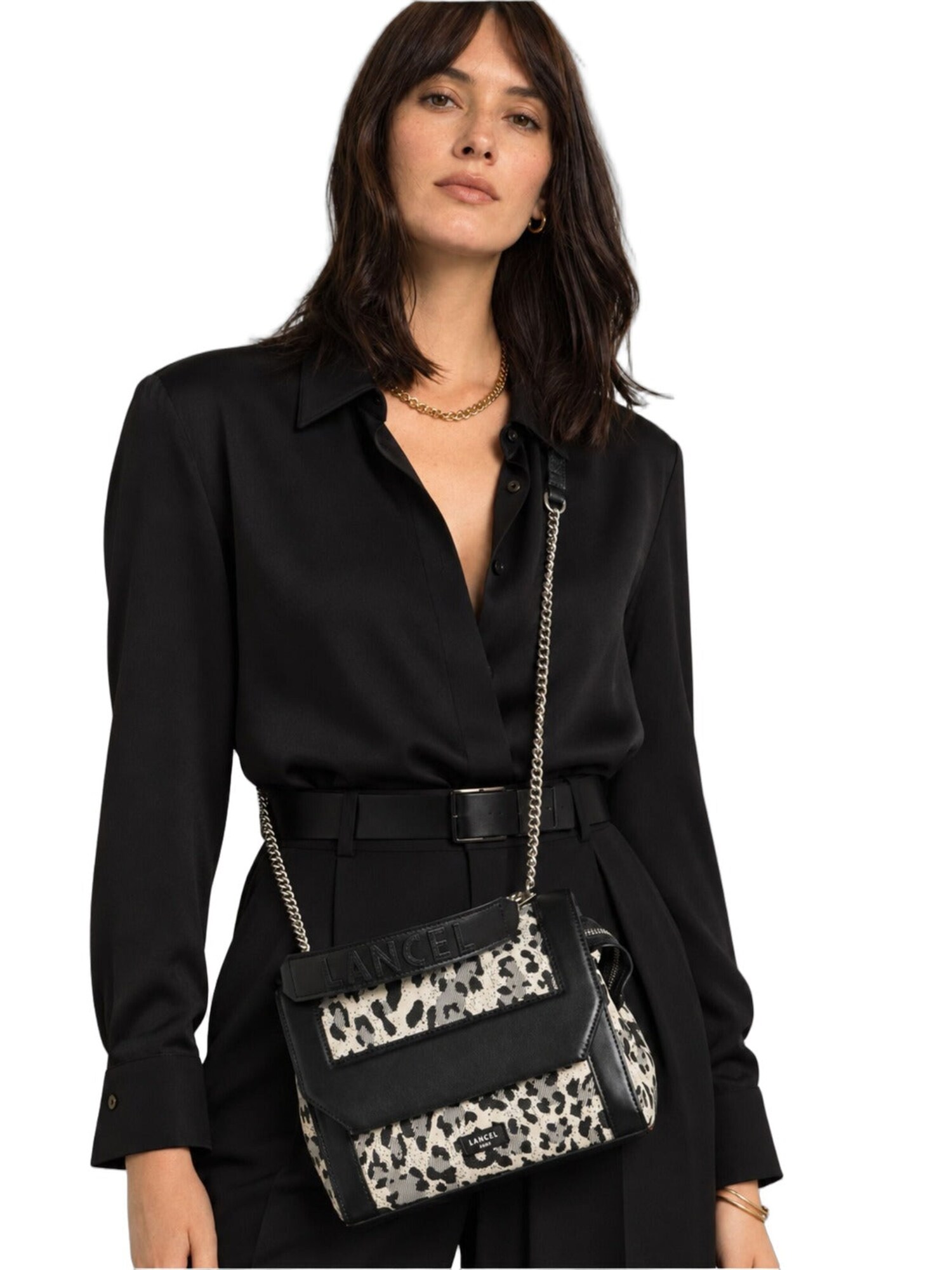 Lancel Bolso de mano 'Ninon' negro – imagen 1