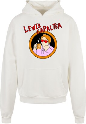 Merchcode Sweatshirt ‘Lewis Capaldi – CapalTea’ Oranje / Rood / Zwart / Wit