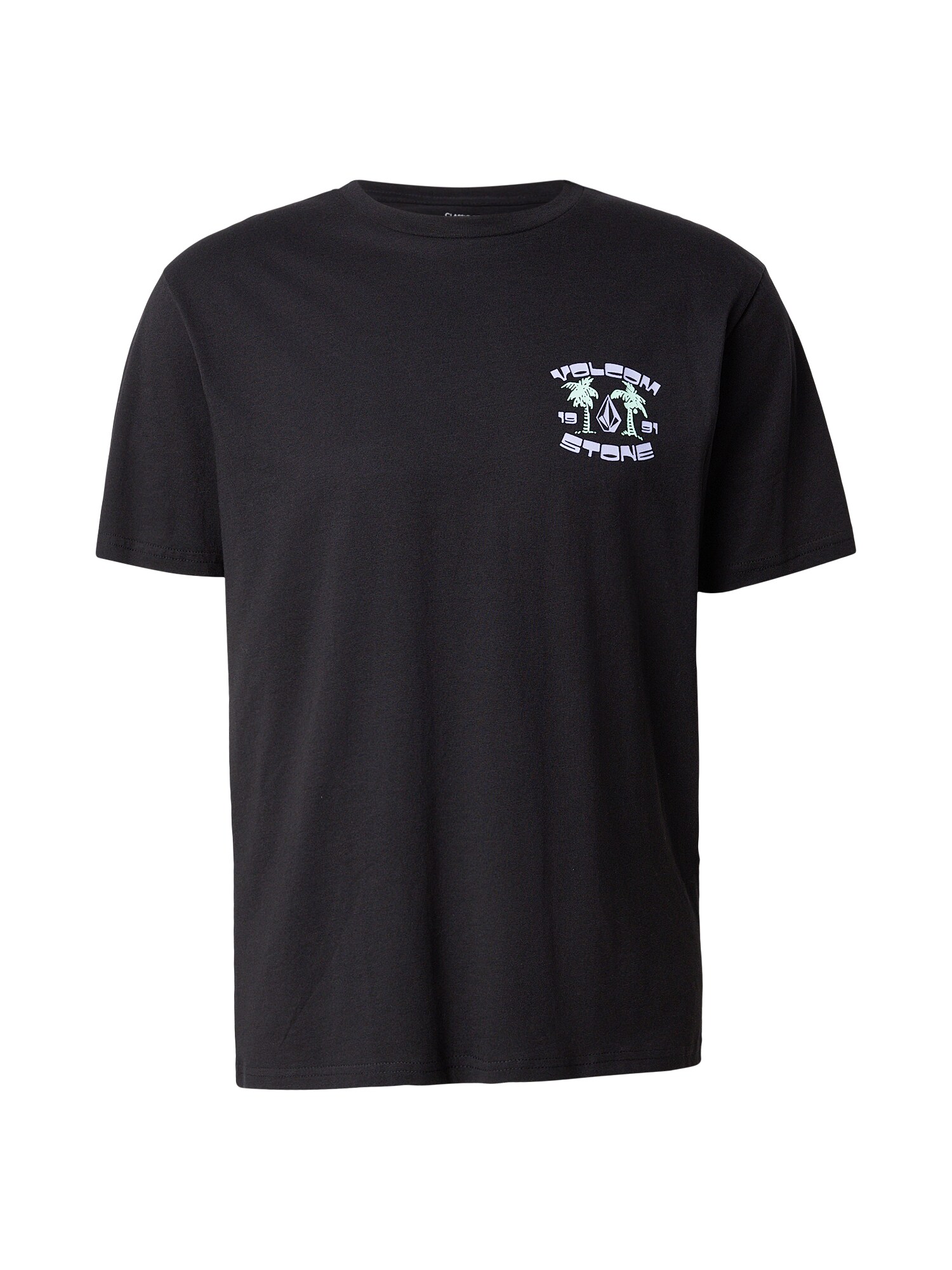Volcom Tricou 91 PALM  verde mentă / mov lavandă / negru