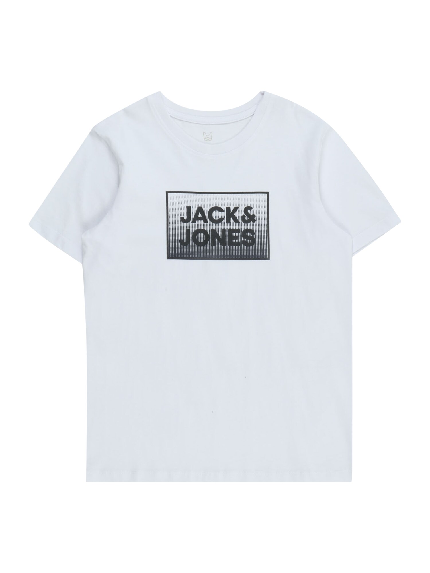 Jack & Jones Junior Tričko 'JJSTEEL'  sivá / čierna / biela