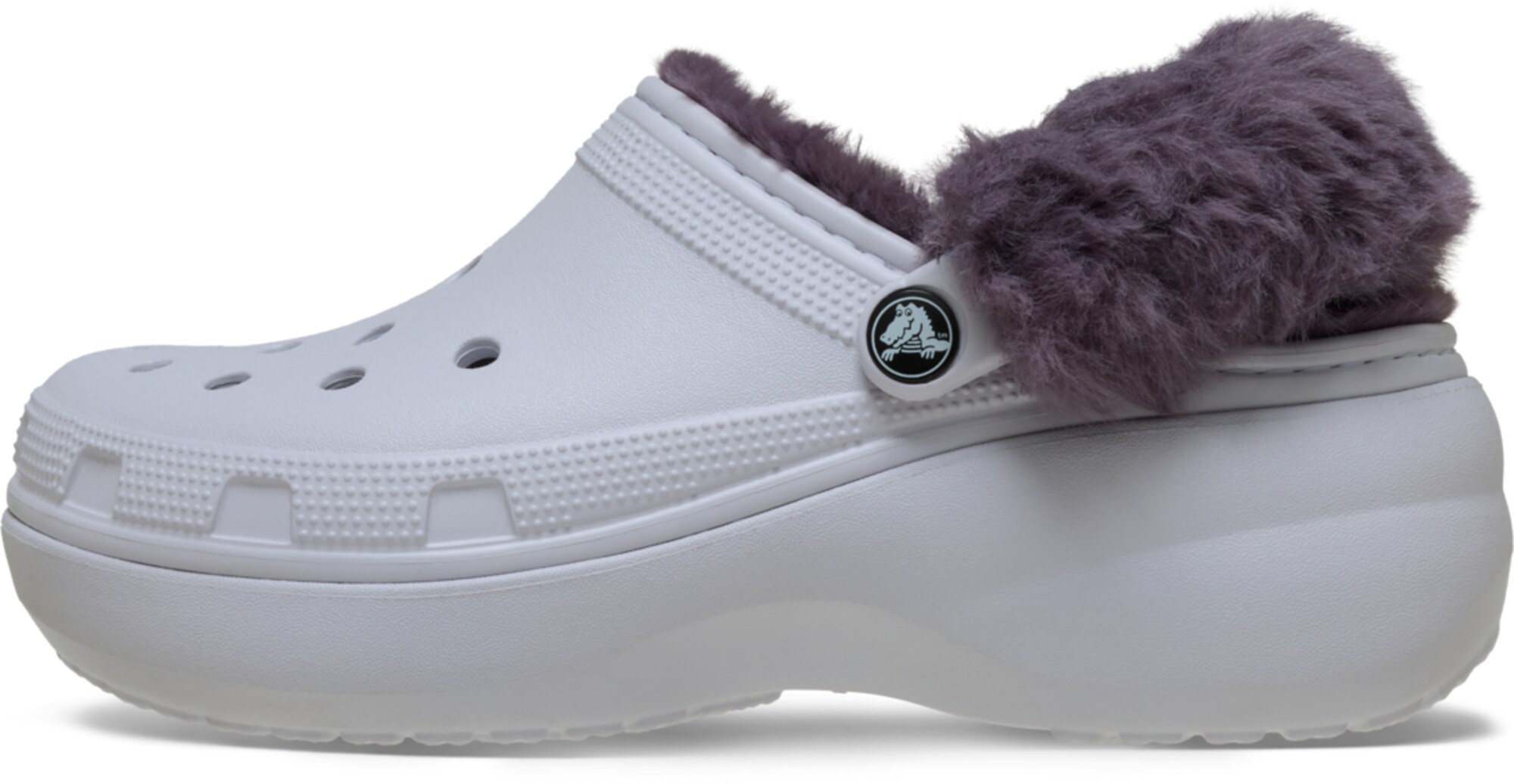Crocs Zuecos 'Classic'  mora / blanco