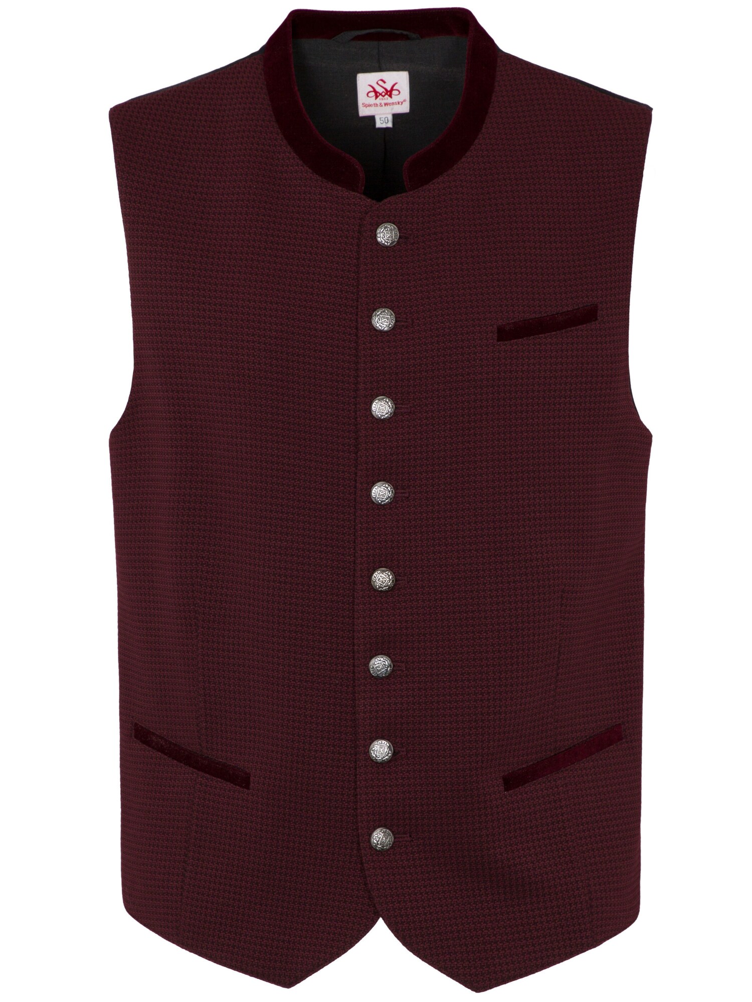 Thumbnail - SPIETH & WENSKY Trachtenweste Gerry mit Stehkragen