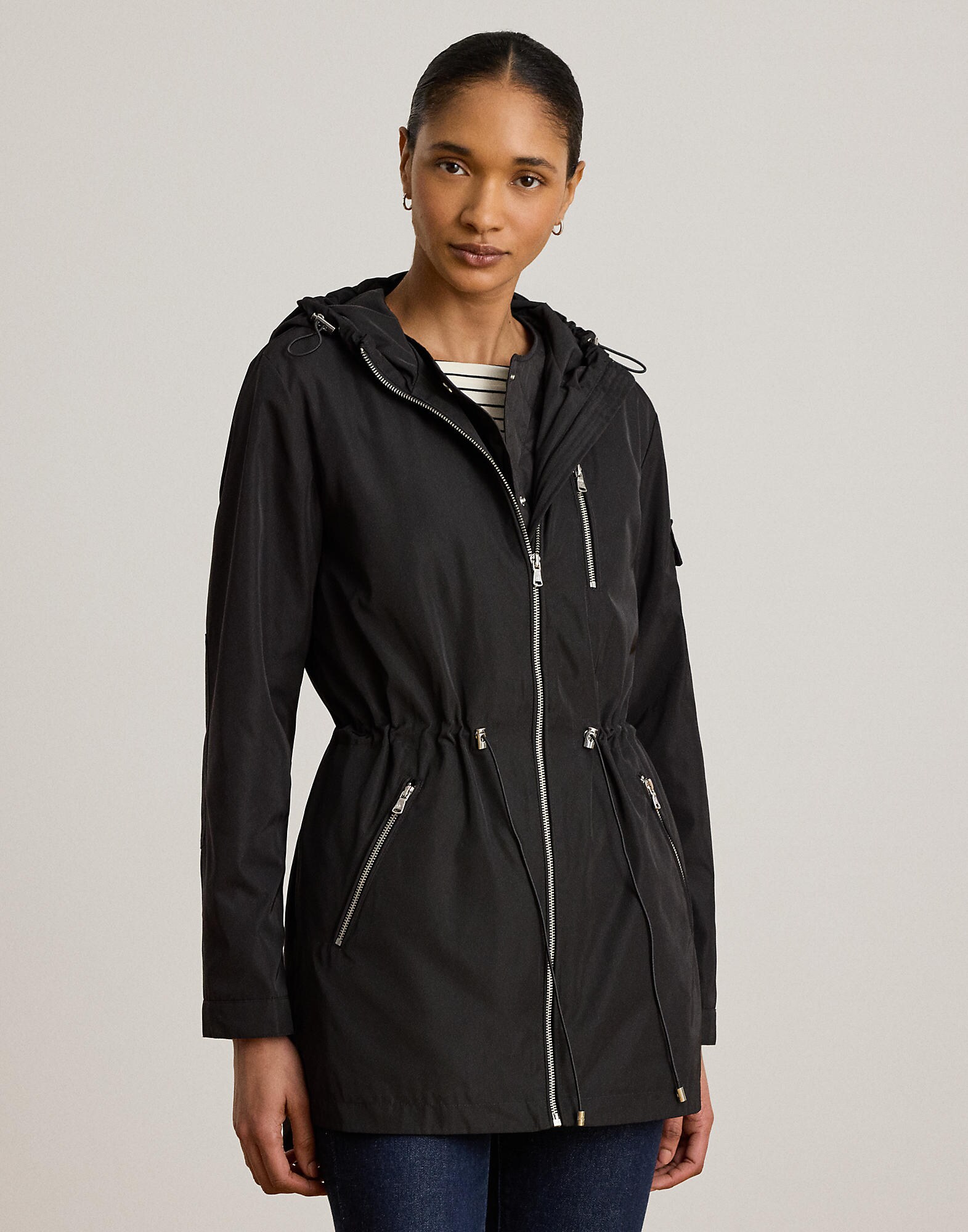 Lauren Ralph Lauren Chaqueta de entretiempo  negro – imagen 8