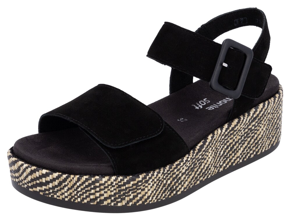 REMONTE Sandale Damen Größe 43 schwarz