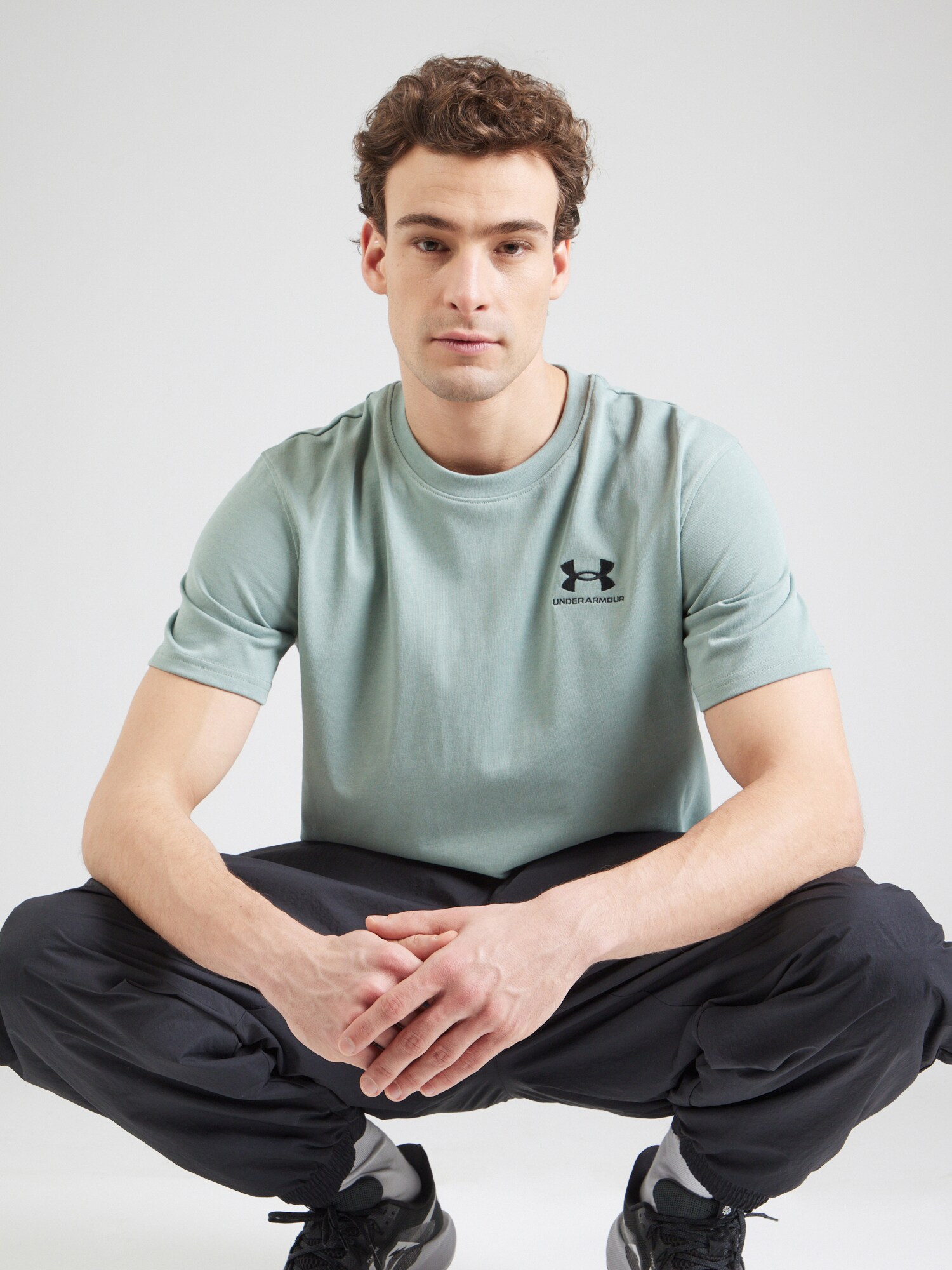 UNDER ARMOUR Funkcionális felső  menta / fekete termék 2. képe