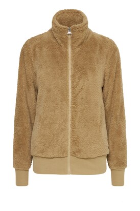 Oxmo Fleece jas ‘Anneka’ Beige