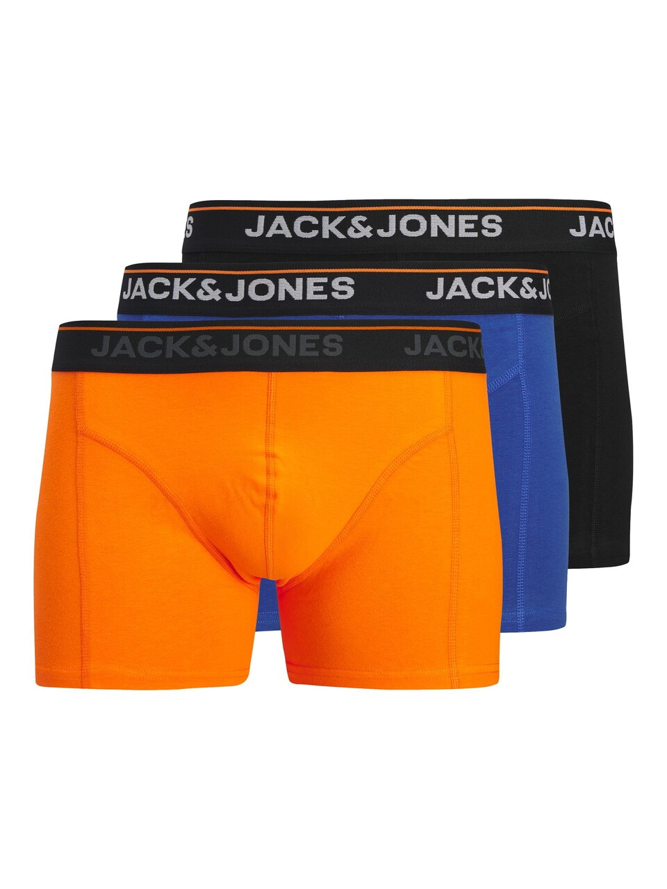 Boxershorts 'JACTheodore' blå / orange