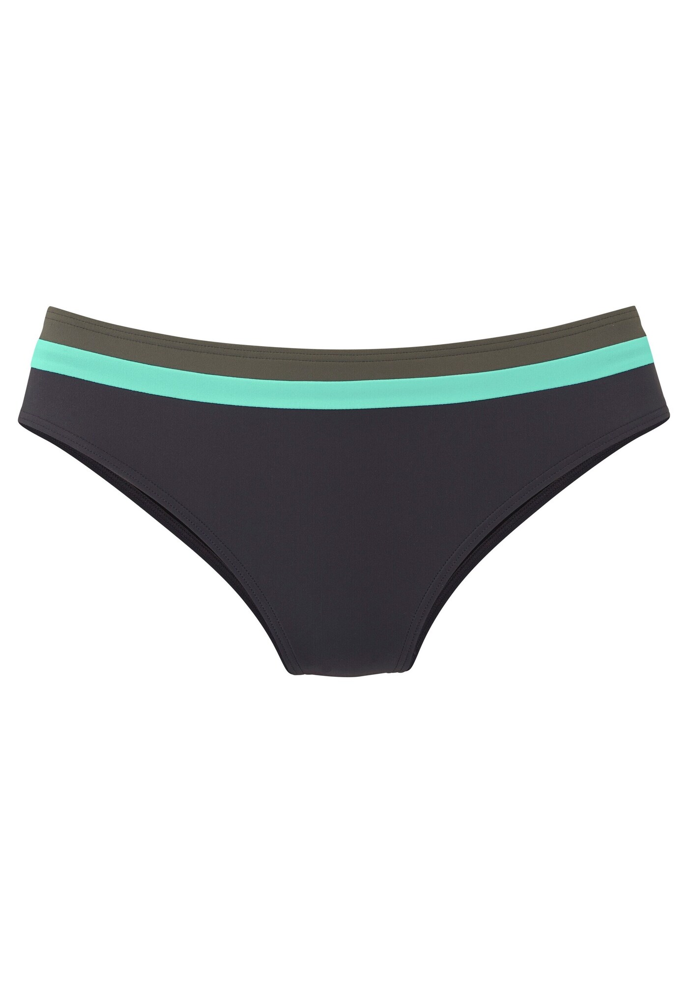 s.Oliver Slip costum de baie  albastru aqua / gri metalic / verde închis