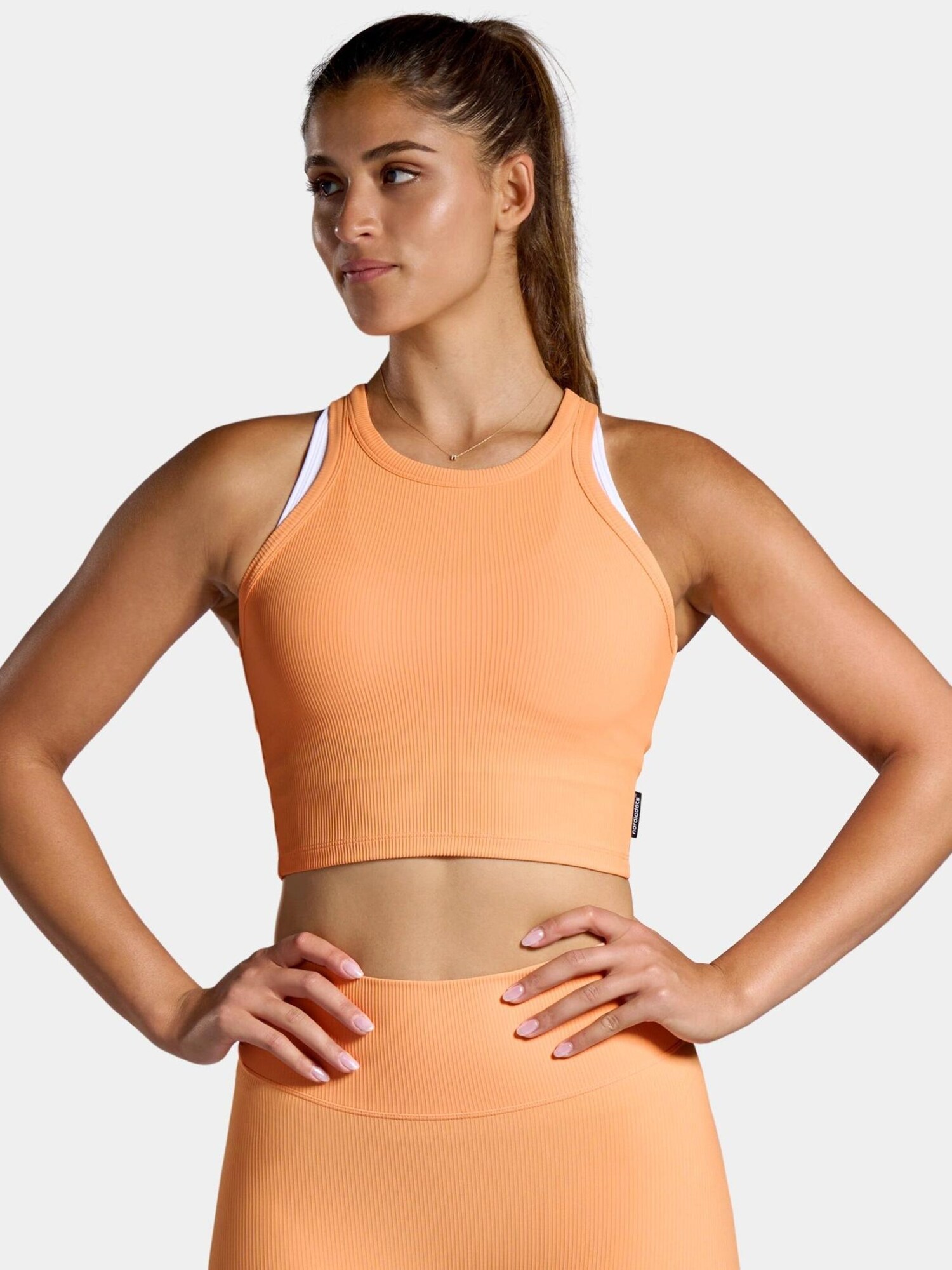 nordicdots Top deportivo 'Rib'  naranja