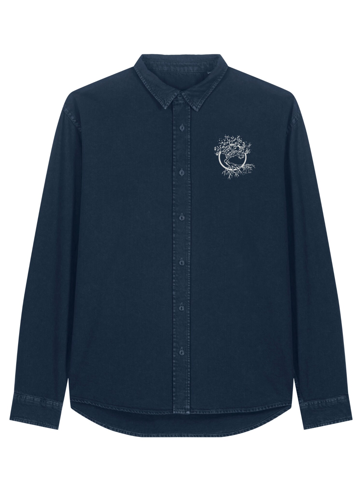 Life-Tree Camicia 'Olive' blu