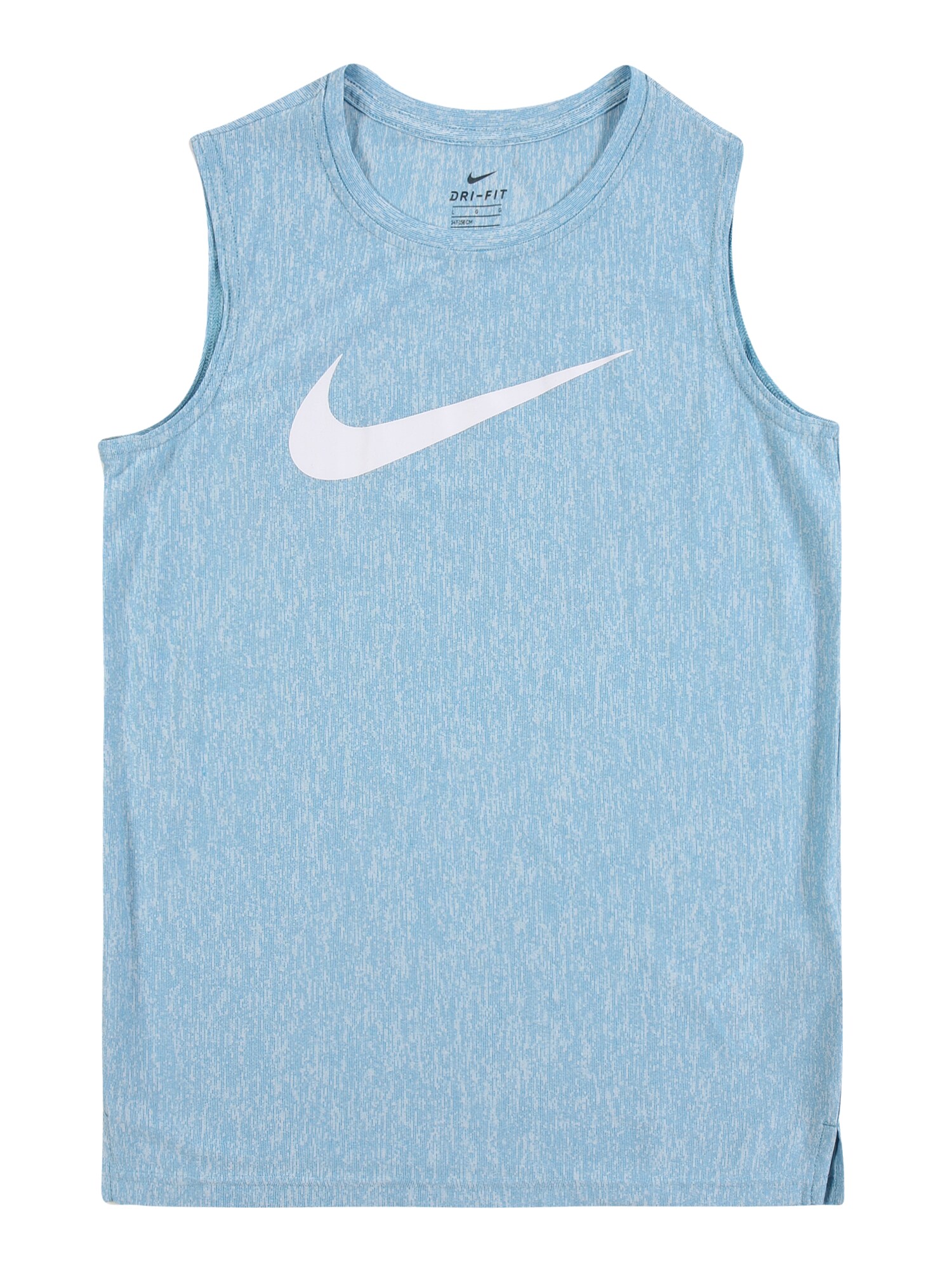 NIKE Sportiniai marškinėliai  balta / mėlyna
