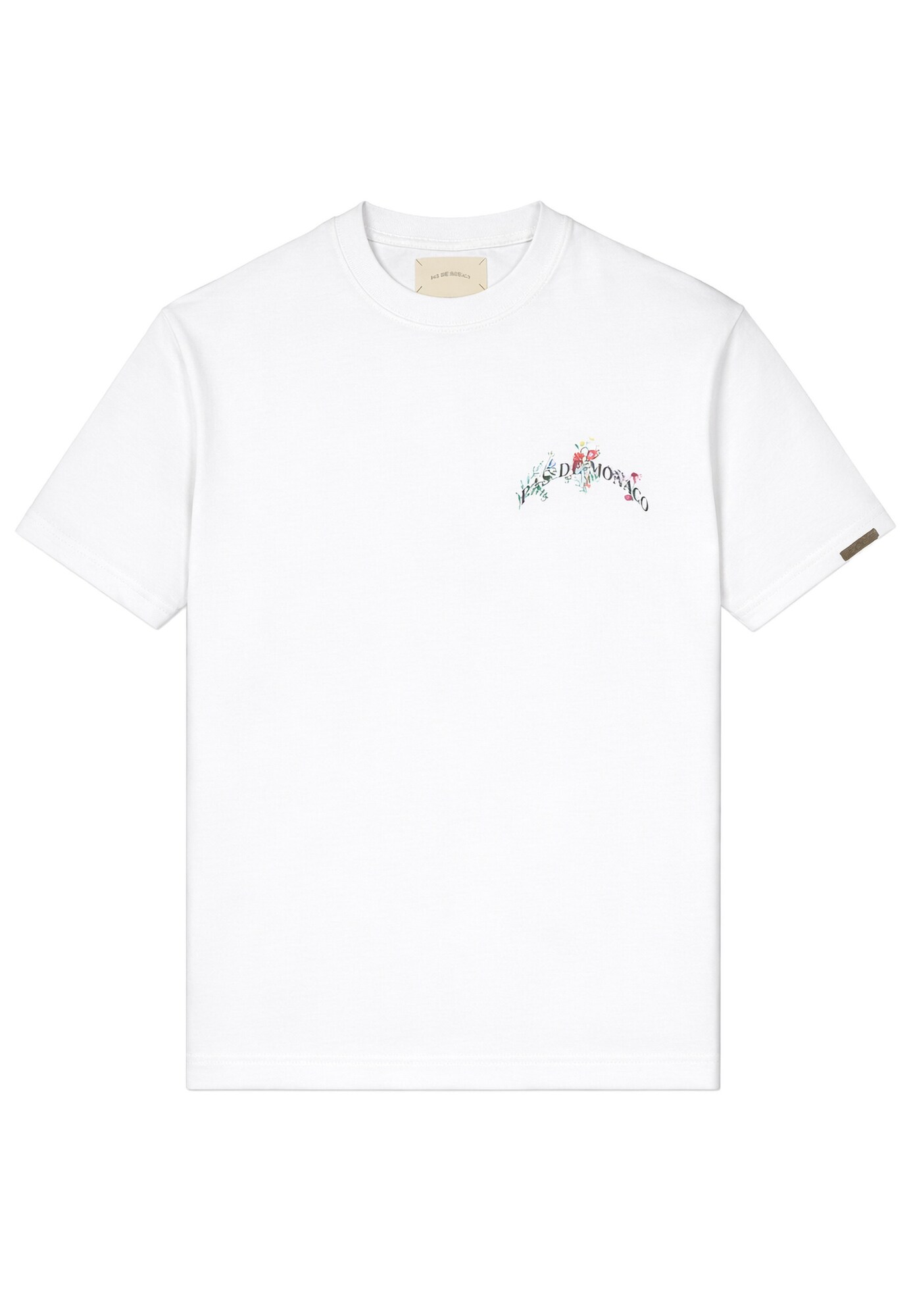 Pas De Monaco Camiseta 'PAVOT'  negro / blanco