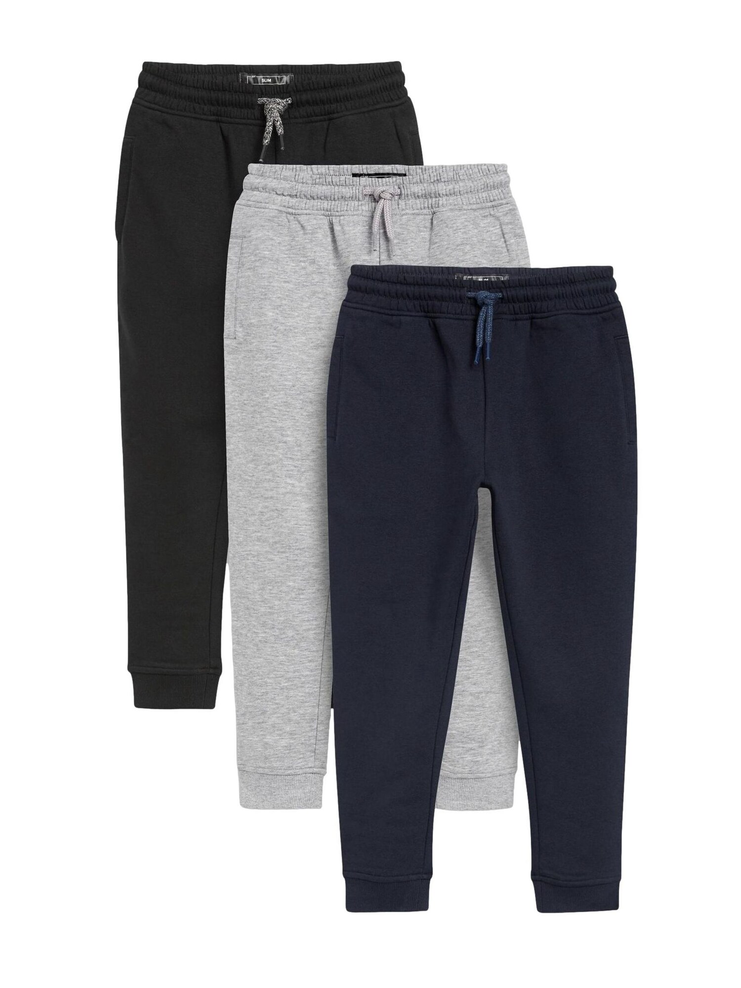 Next Pantaloni  bleumarin / gri deschis / negru