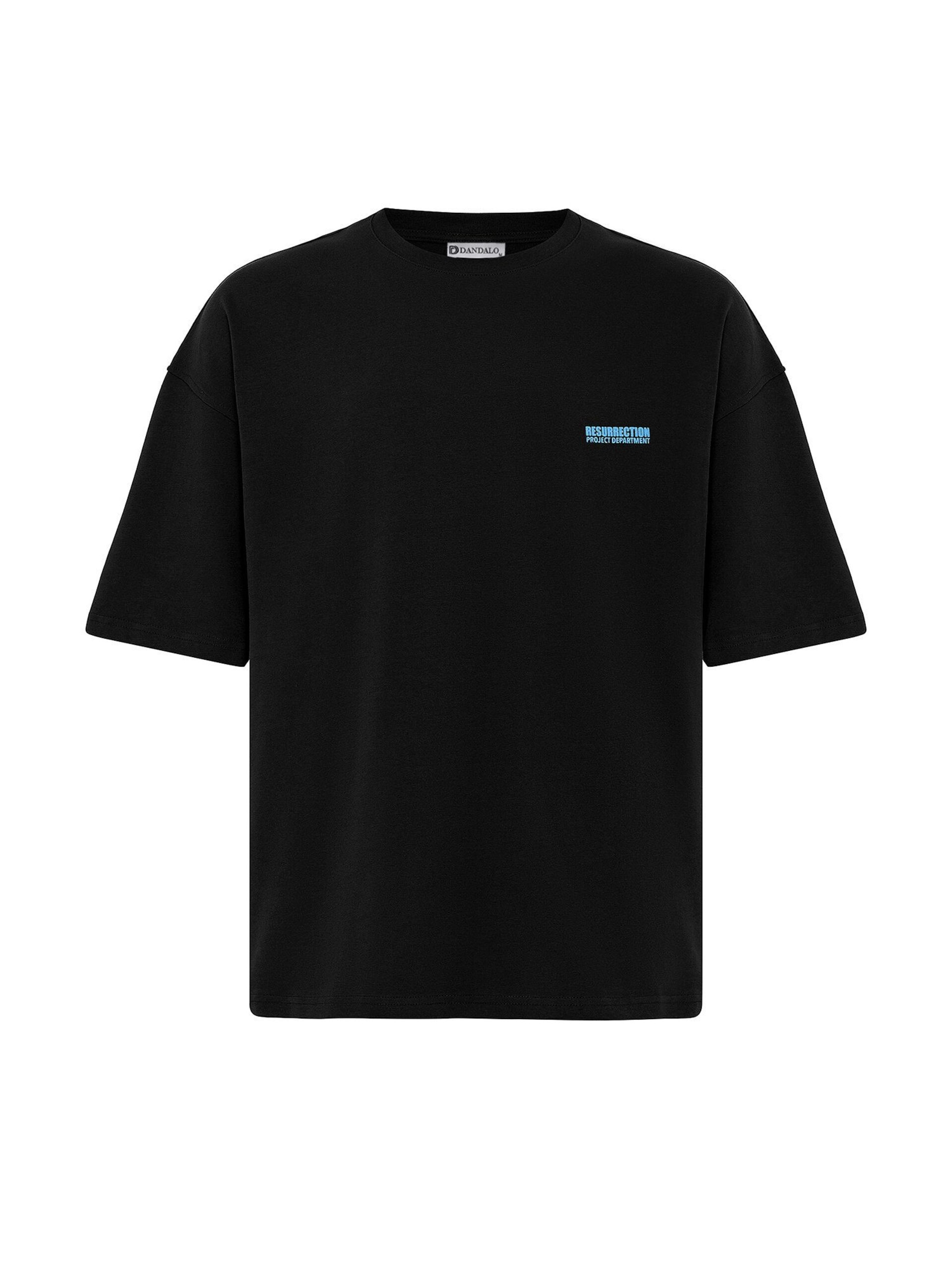 Dandalo T-shirt himmelsblå / mörkgrå herr