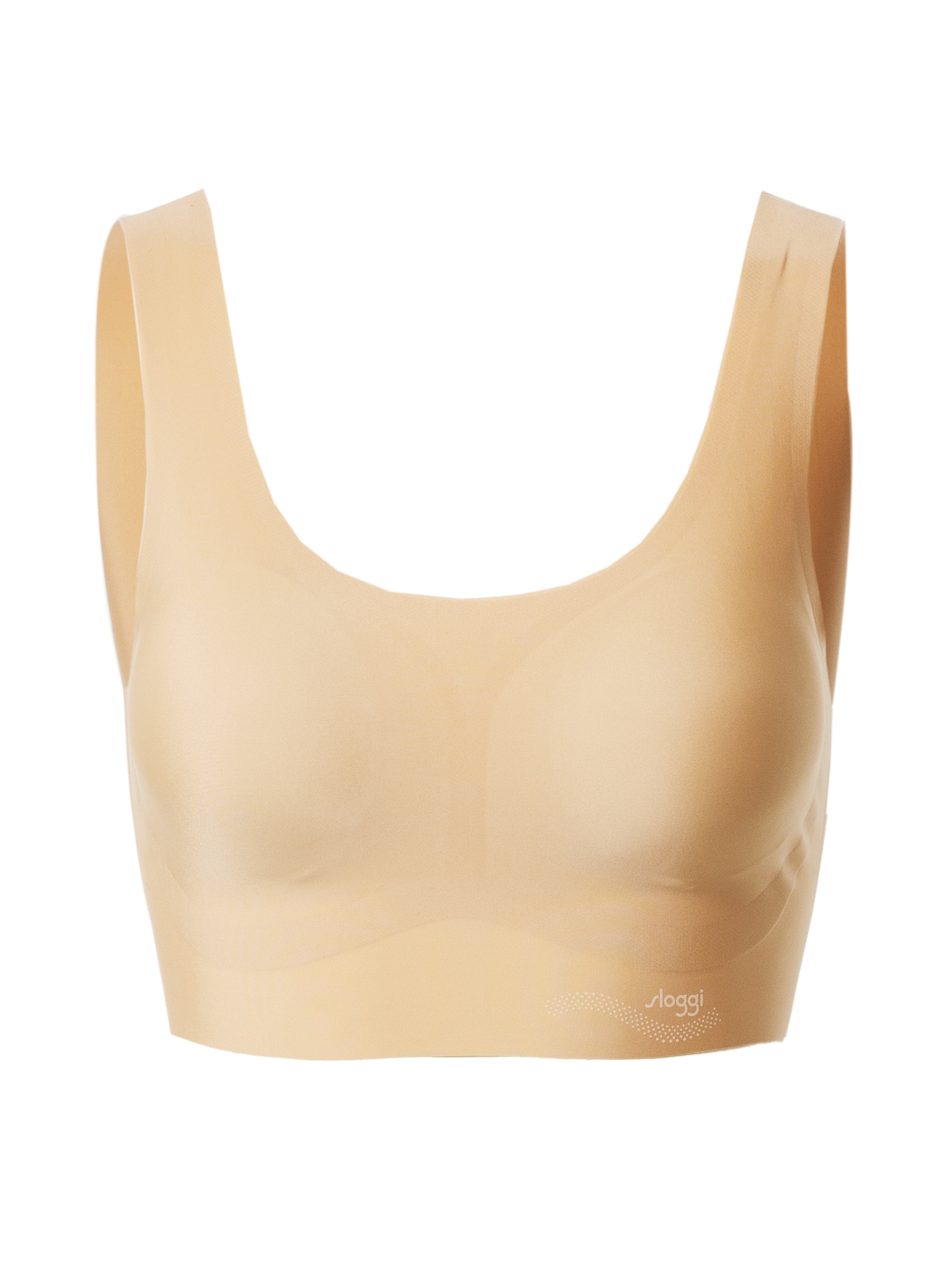 SLOGGI Sutien  maro deschis / alb