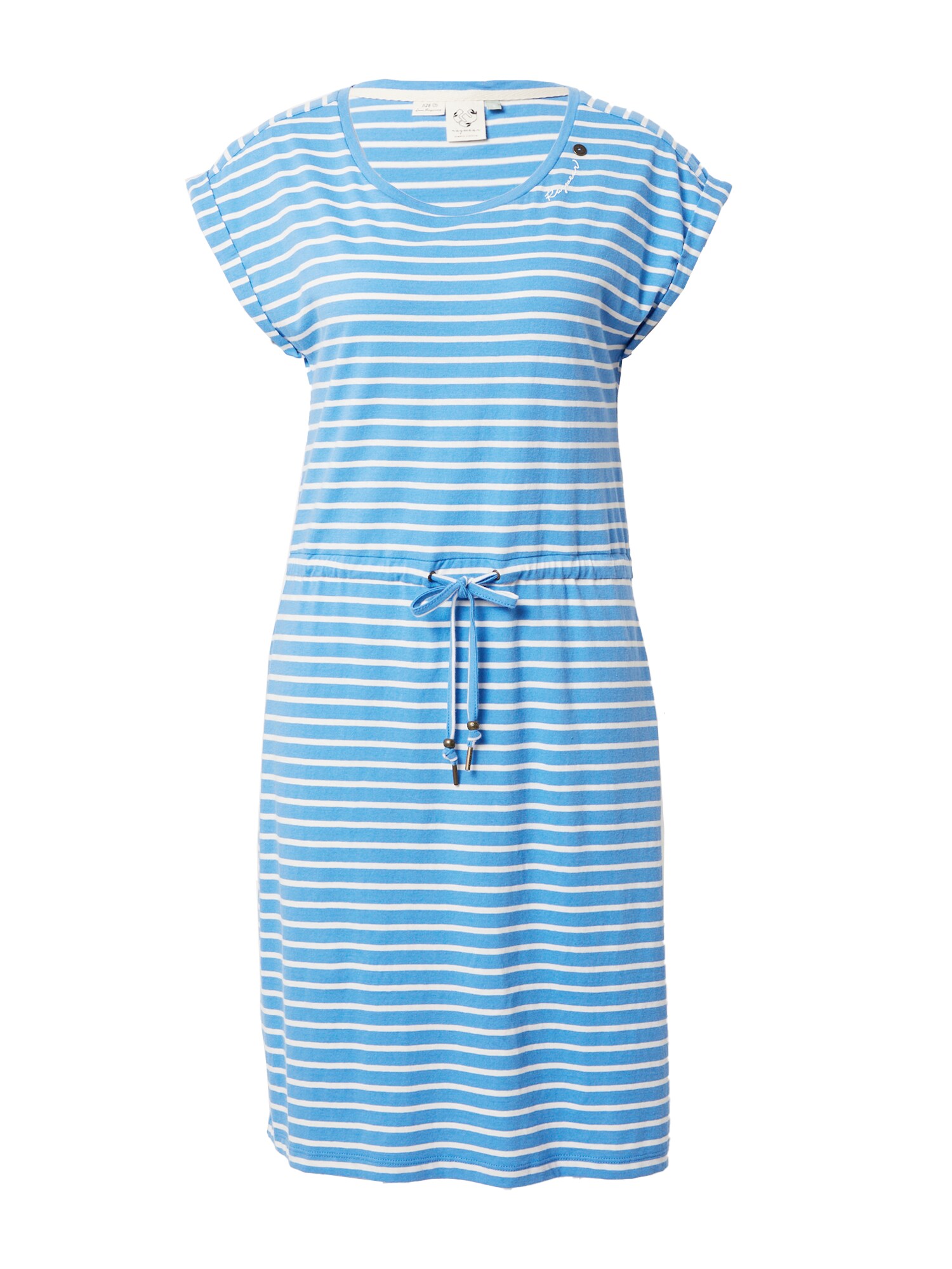 Ragwear Šaty 'MALLORY' azúrová / biela