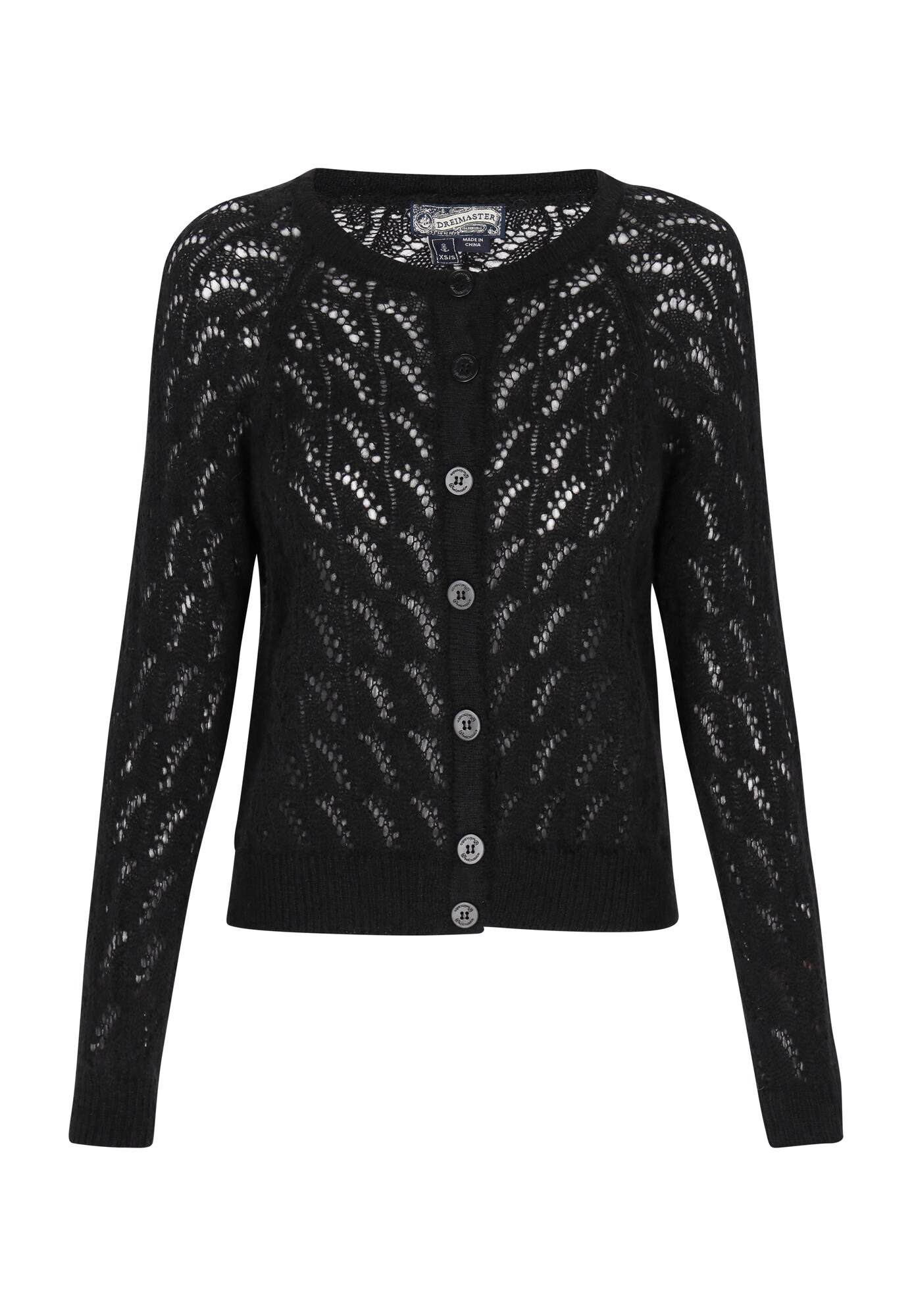 DreiMaster Vintage Geacă tricotată  negru