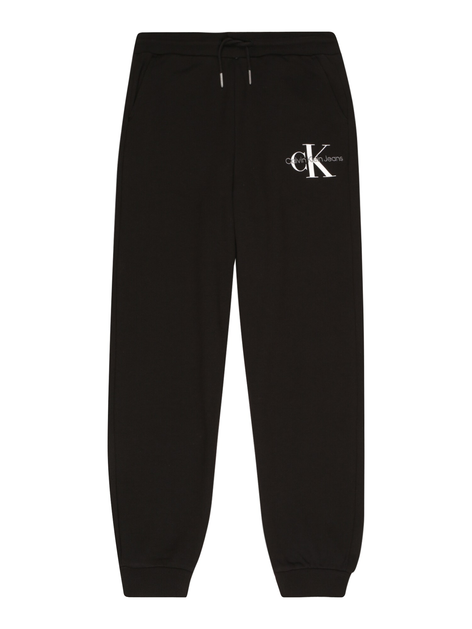 Calvin Klein Jeans Pantaloni  gri / negru / alb