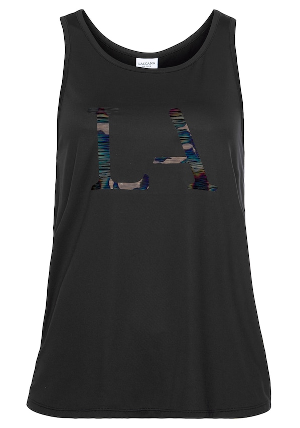 LASCANA ACTIVE, Sport top, fekete, 6 kép a 6 közül