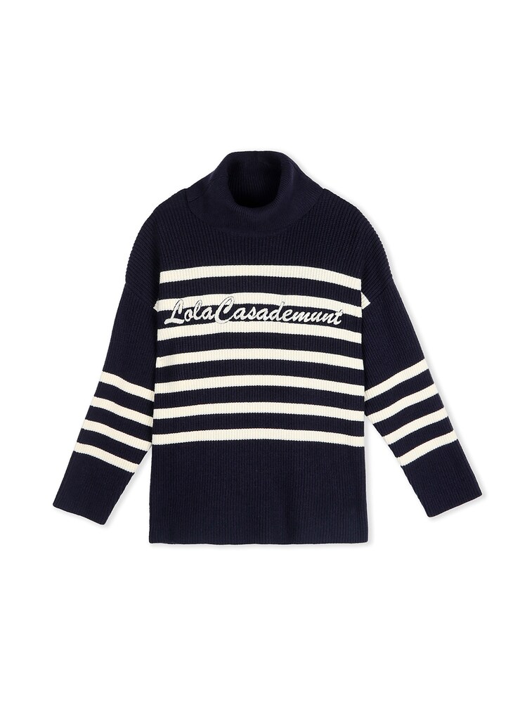 Lola Casademunt Pullover Damen Größe M creme / navy