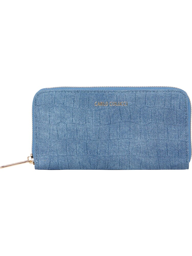 Carlo Colucci Portemonnaie 'di Bisceglie' Damen Größe XS/XL blau