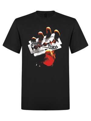 Judas Priest Camiseta 'Judas Priest British Steel T-Shirt'  negro