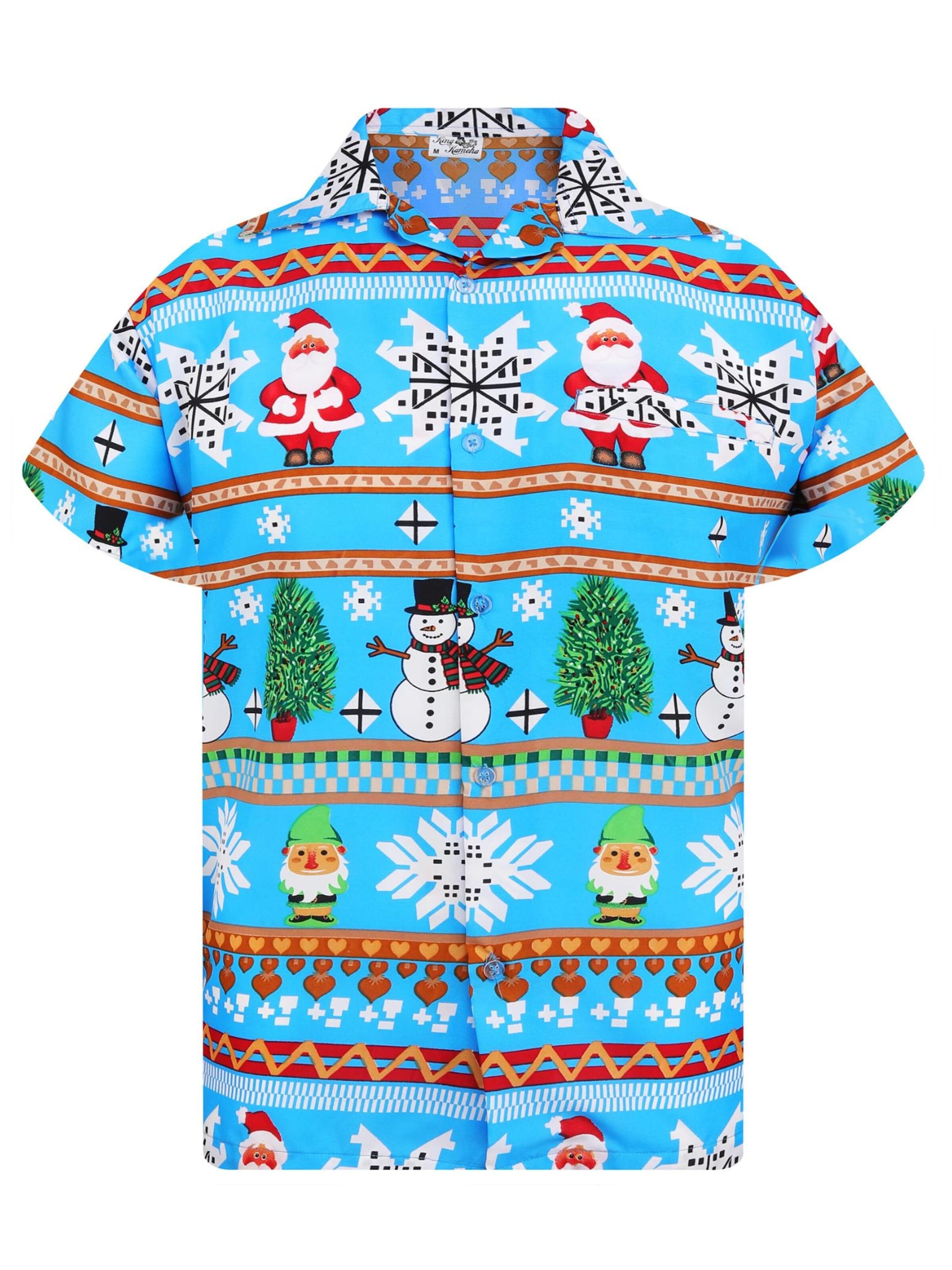 King Kameha Skjorta 'Christmas Rows' herr