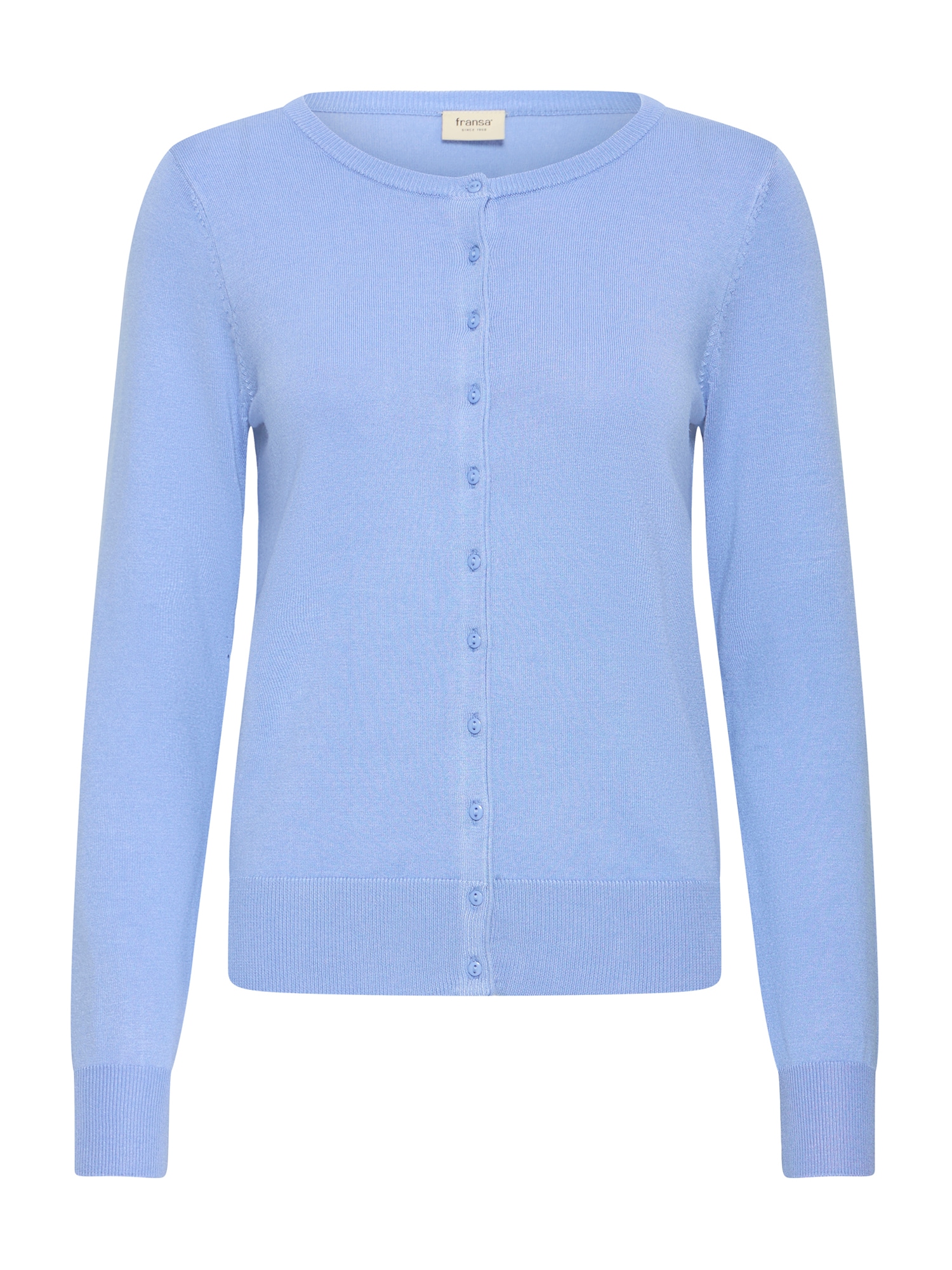 Fransa Geacă tricotată  albastru deschis