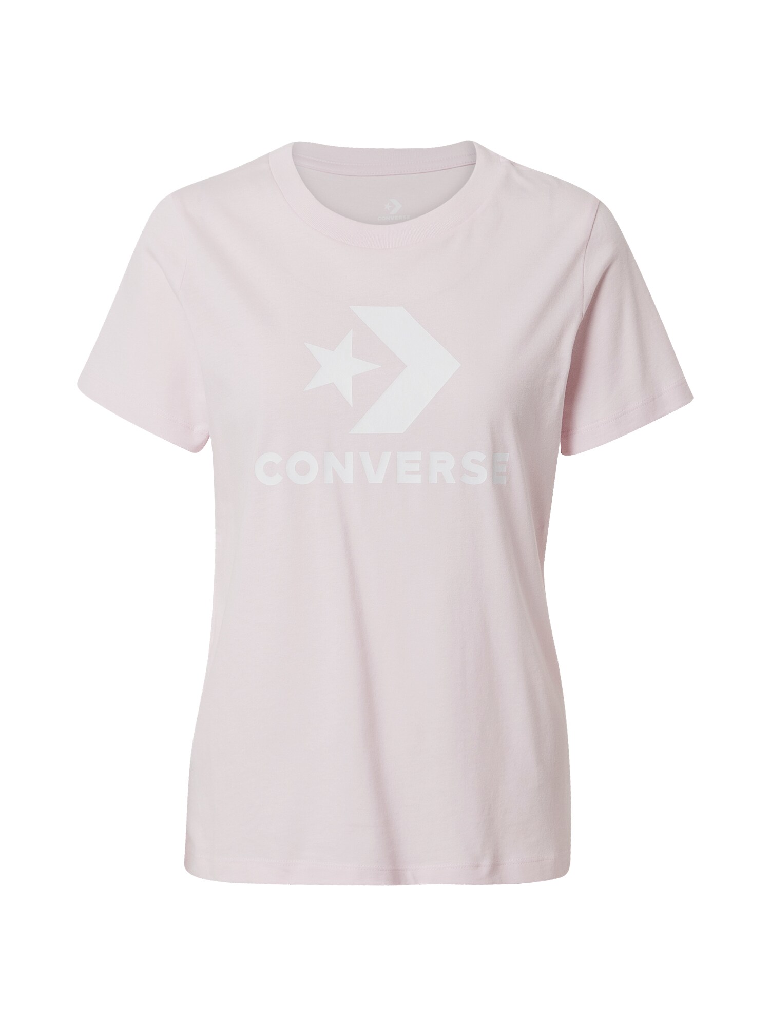CONVERSE Marškinėliai 'STAR CHEVRON'  pastelinė rožinė / balta