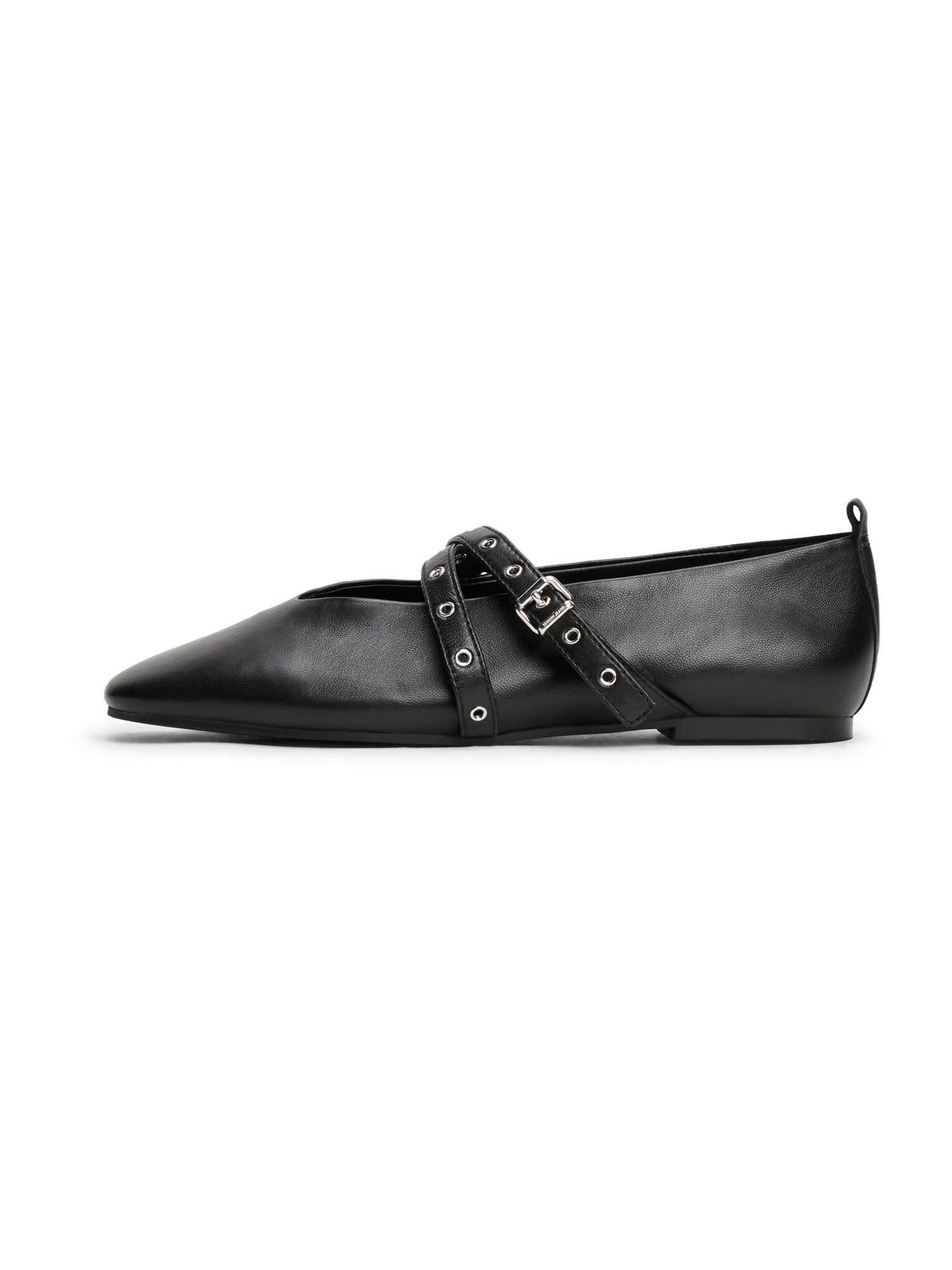 Tommy Jeans Balerini cu curea glezna  negru