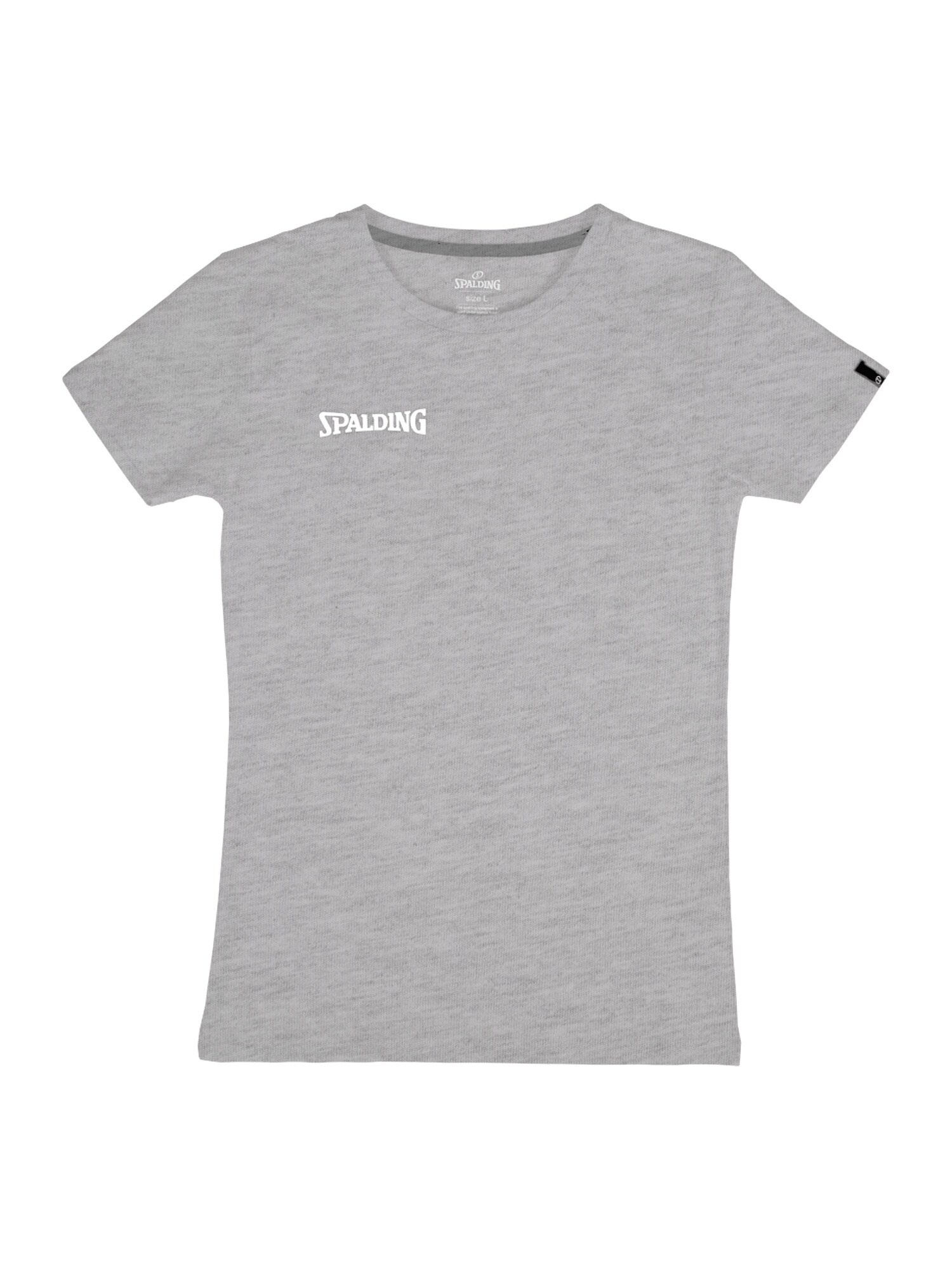 SPALDING Tricou funcțional 'Essential'  gri amestecat / alb