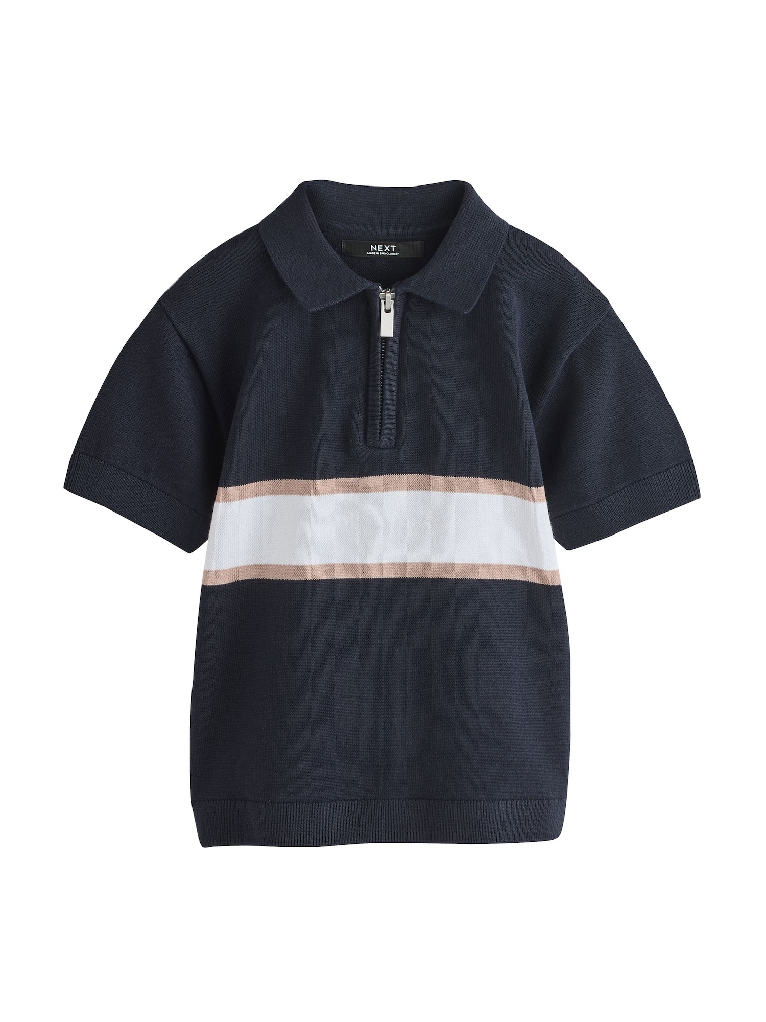 Next Trui Camel / Navy / Wit thumbnail