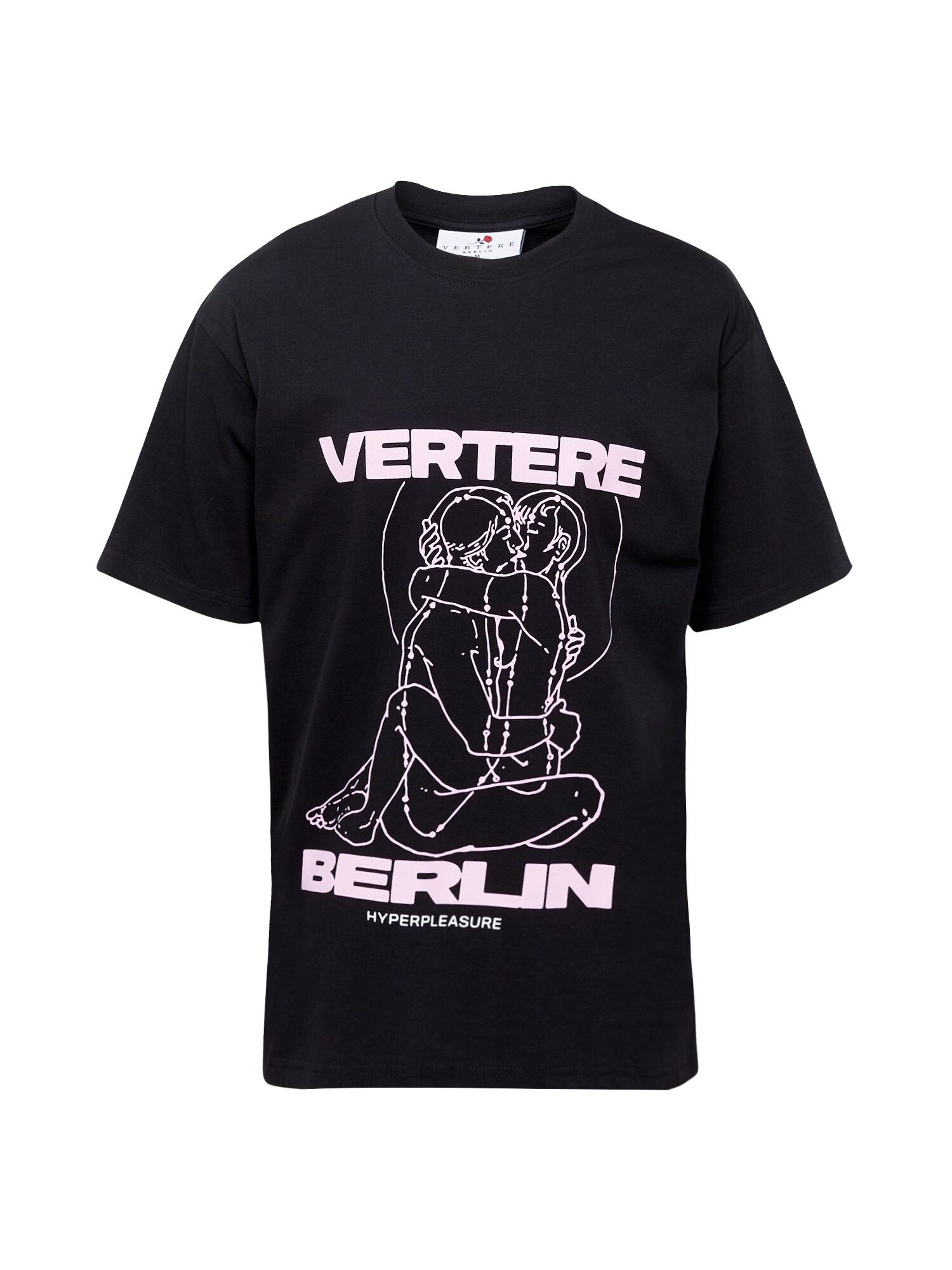 Vertere Berlin Marškinėliai pastelinė rožinė / juoda