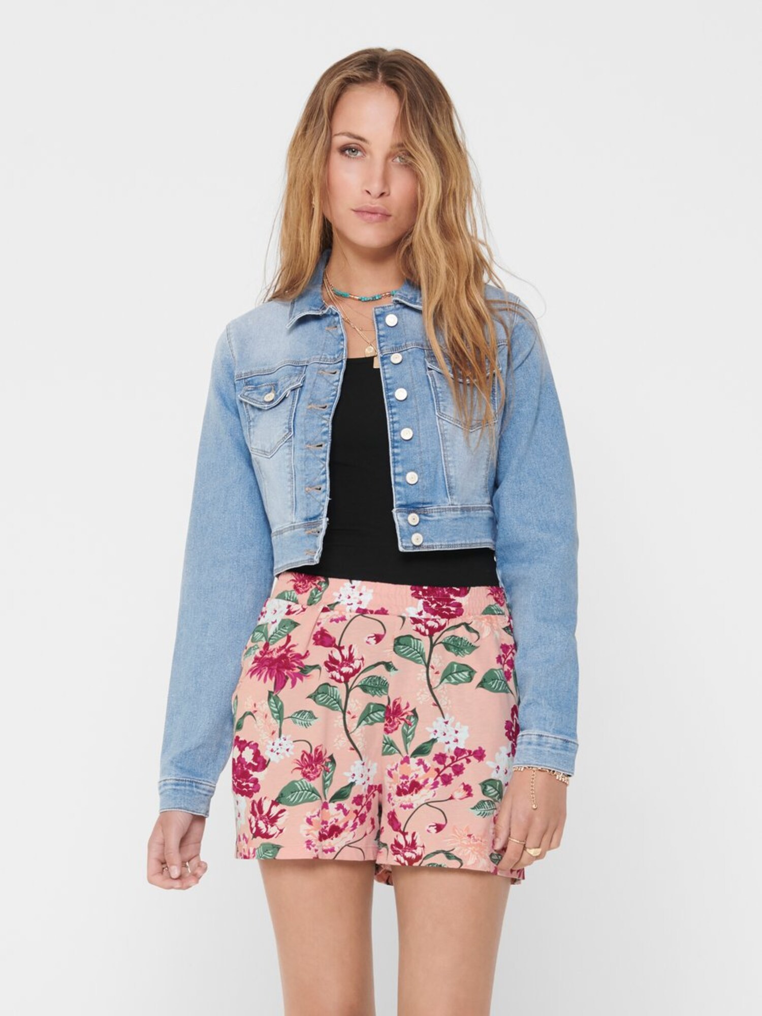 ONLY Prechodná bunda modrá denim (obrázok 3)
