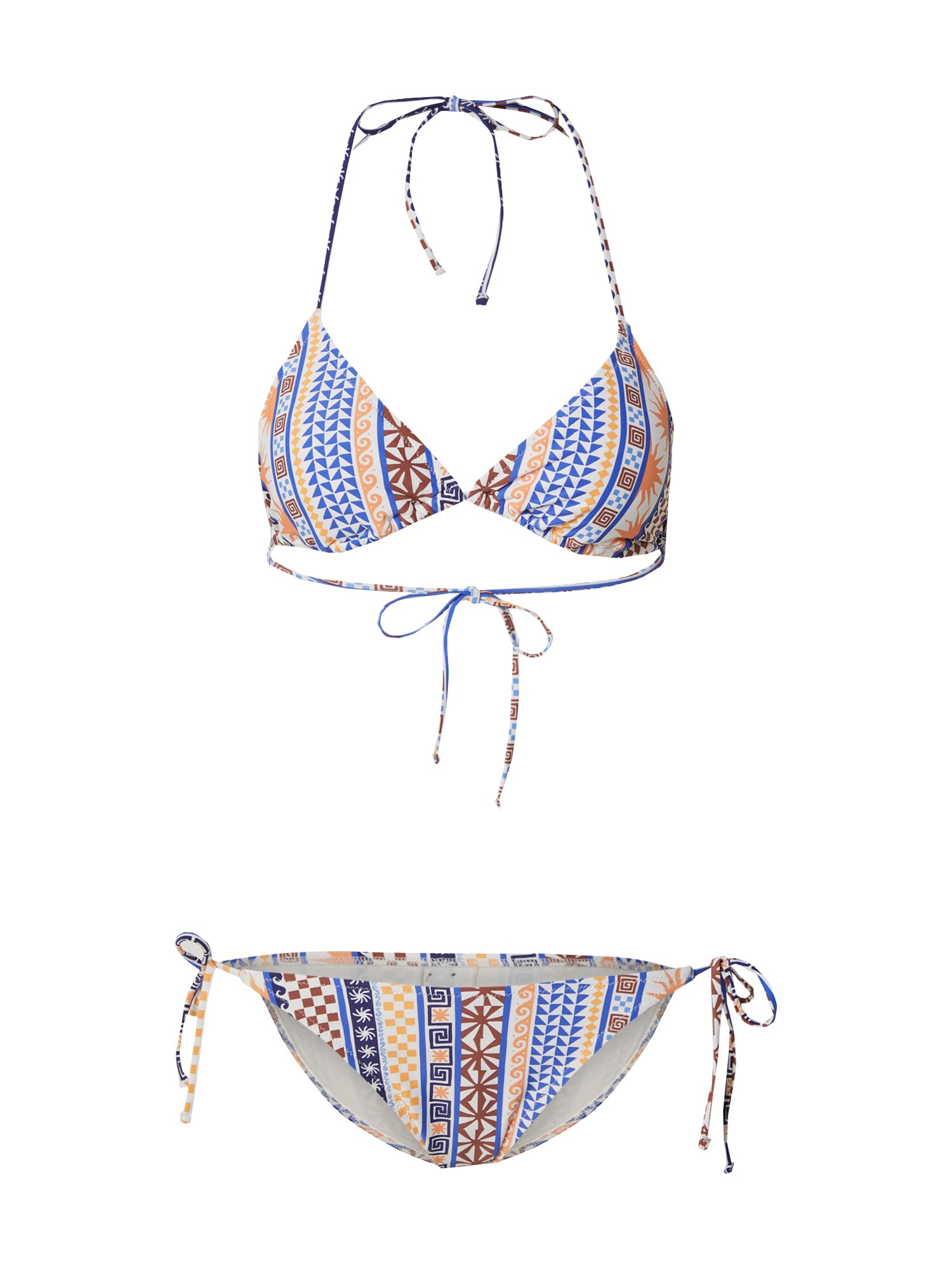 RIP CURL Bikini 'SAN CARLOS'  kék / barna / világos narancs / fehér akciós termékkép 1