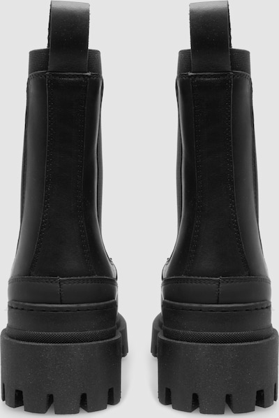 Heila Black Leather Boots