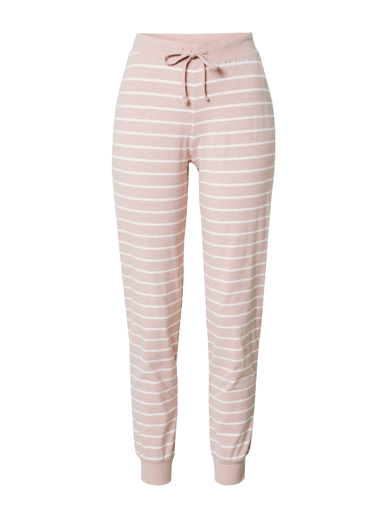 ESPRIT Spodnji del pižame  svetlo roza / bela