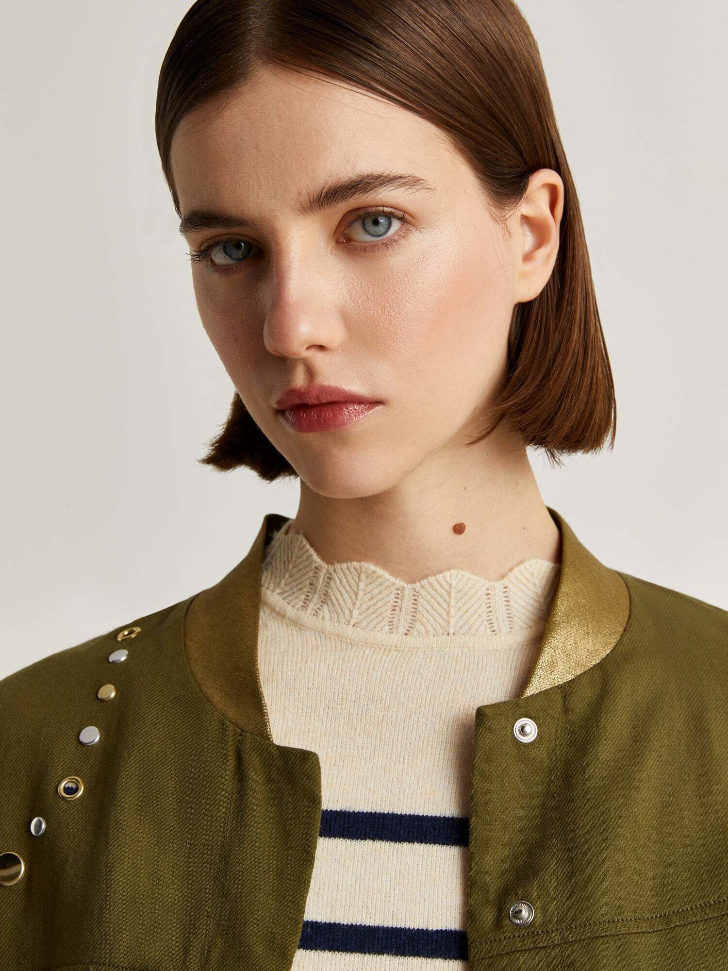 Thumbnail - Übergangsjacke 'Mili Studs'