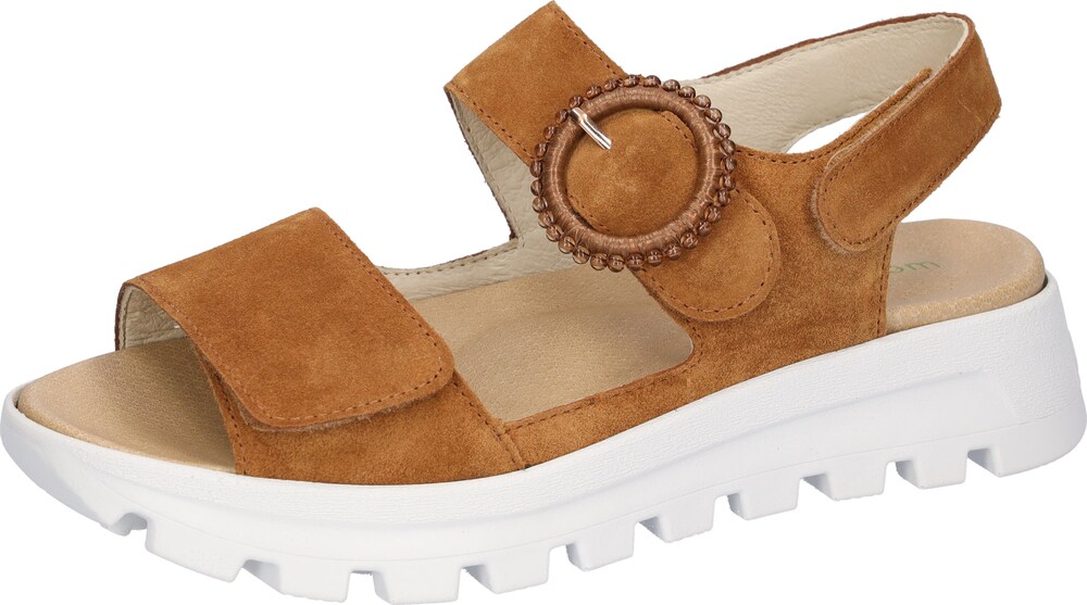WALDLÄUFER Sandale Damen Größe 43 cognac