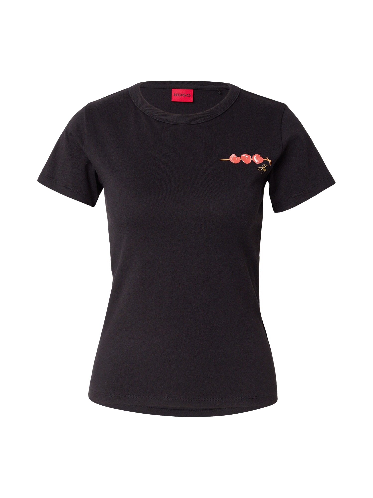 HUGO Camiseta 'Deloris_6' rojo / negro