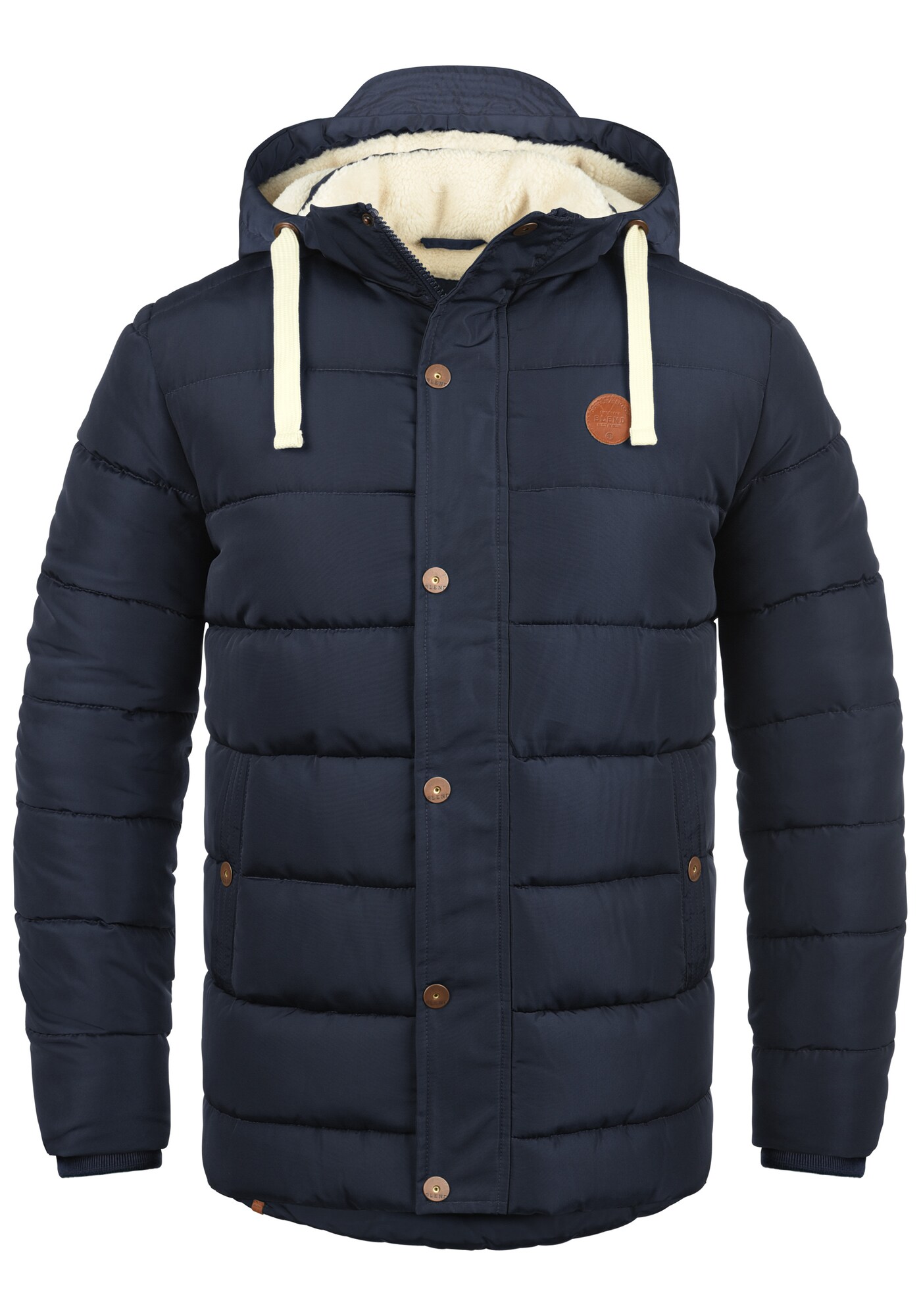 BLEND Chaqueta de invierno 'BHFrederic'  navy / blanco natural